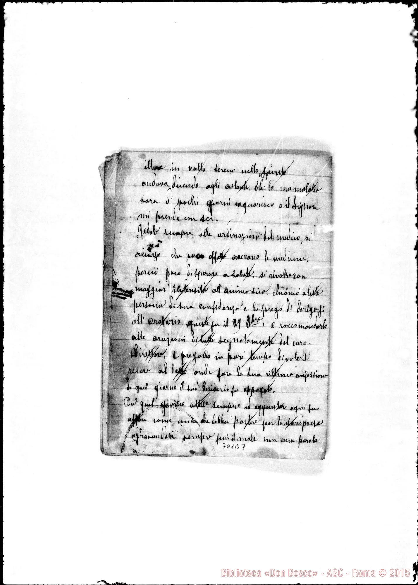 Fotogramma B 7 — Villa Giuseppe. Notizie sulla vita…