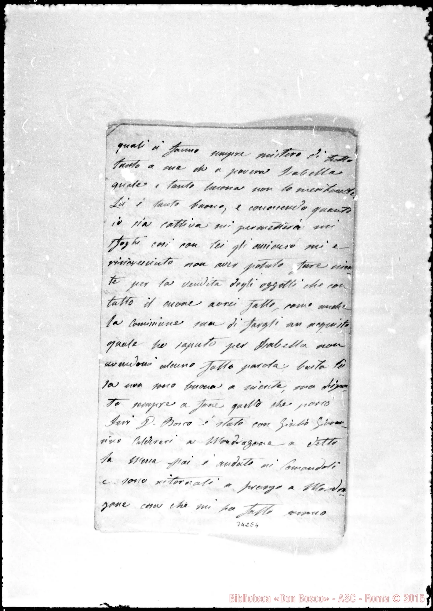 Fotogramma E 4 — Vitelleschi Clotilde. Lettere: Clotilde-Oreglia