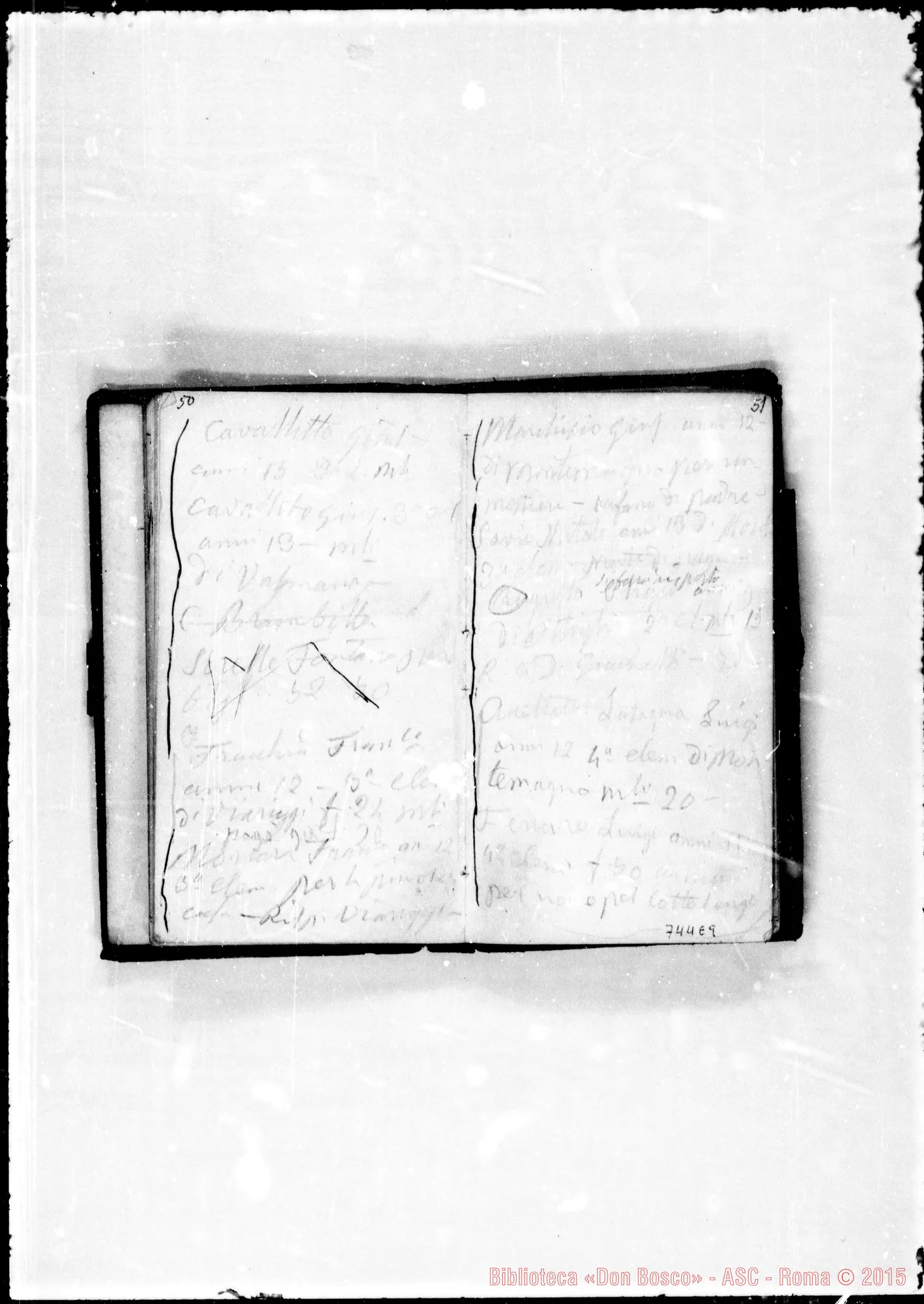 Fotogramma E 9 — Taccuini usati da D. Bosco: 1863: Note