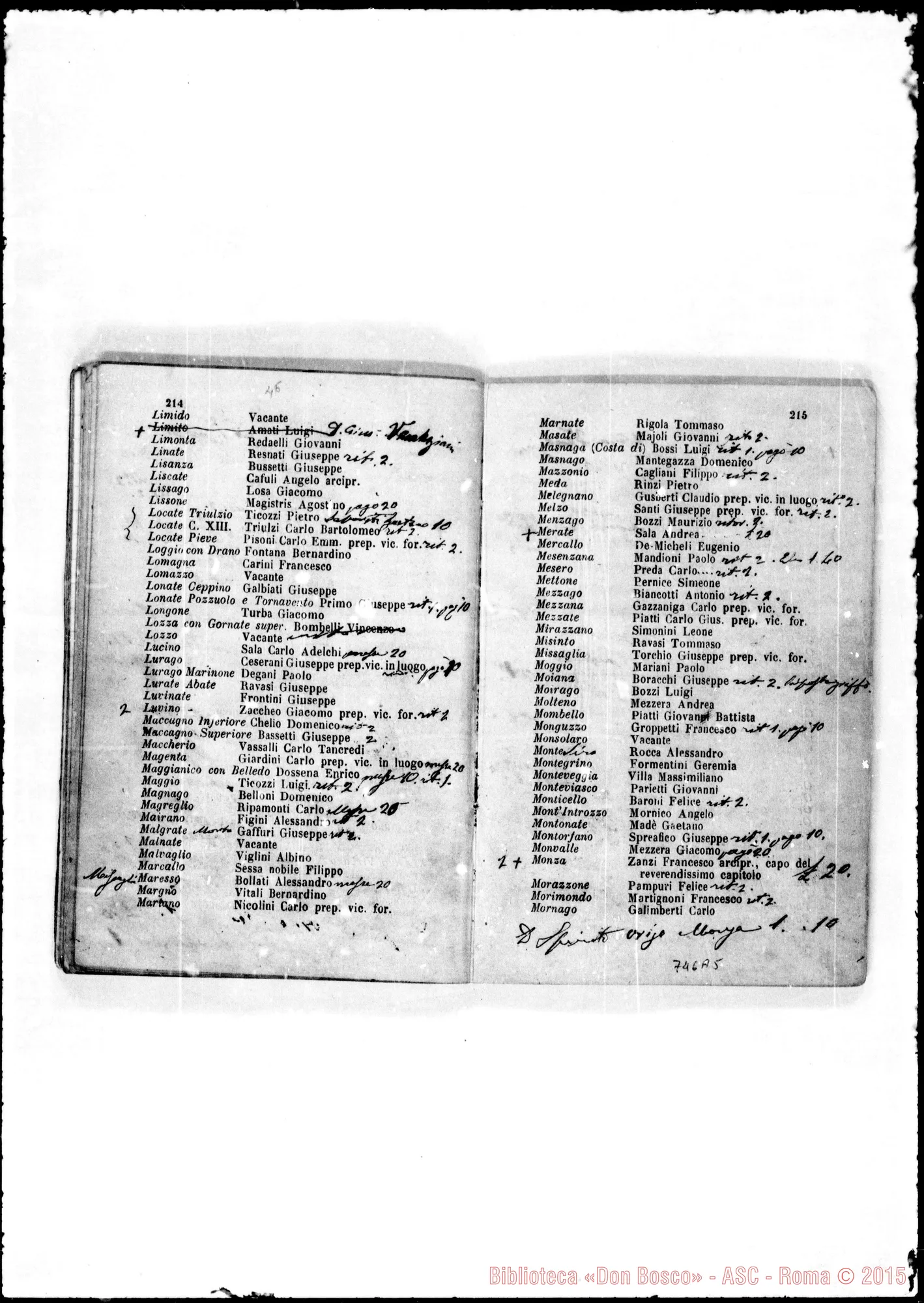 Fotogramma A 5 — 1866-67. Indirizzi da Milano…