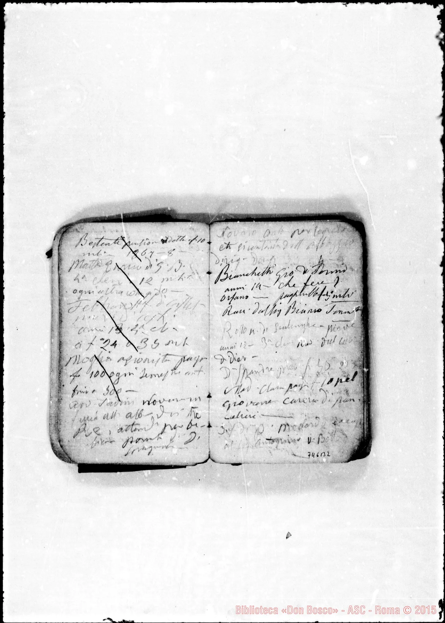 Fotogramma B 2 — 1867-68. Note di Don Bosco