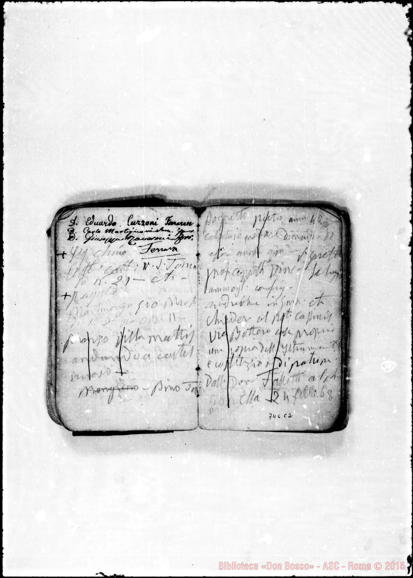 Fotogramma C 2 — 1867-68. Note di Don Bosco