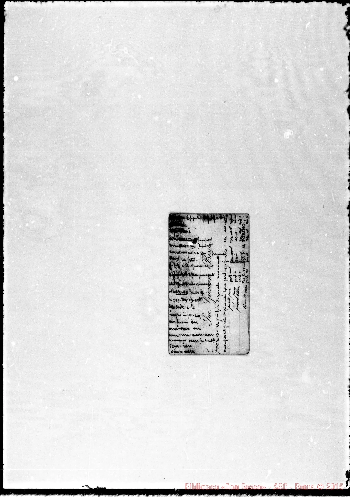 Fotogramma D 2 — 1867-68. Note di Don Bosco