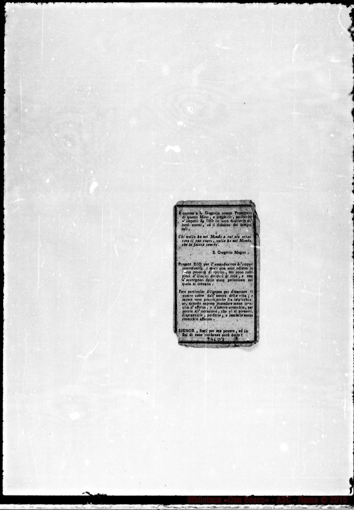Fotogramma D 7 — 1867-68. Note di Don Bosco