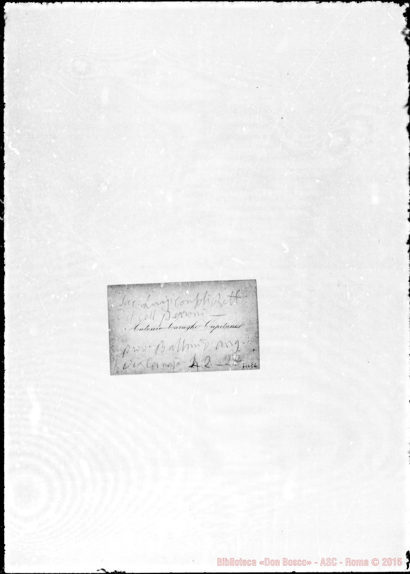 Fotogramma E 2 — 1867-68. Note di Don Bosco