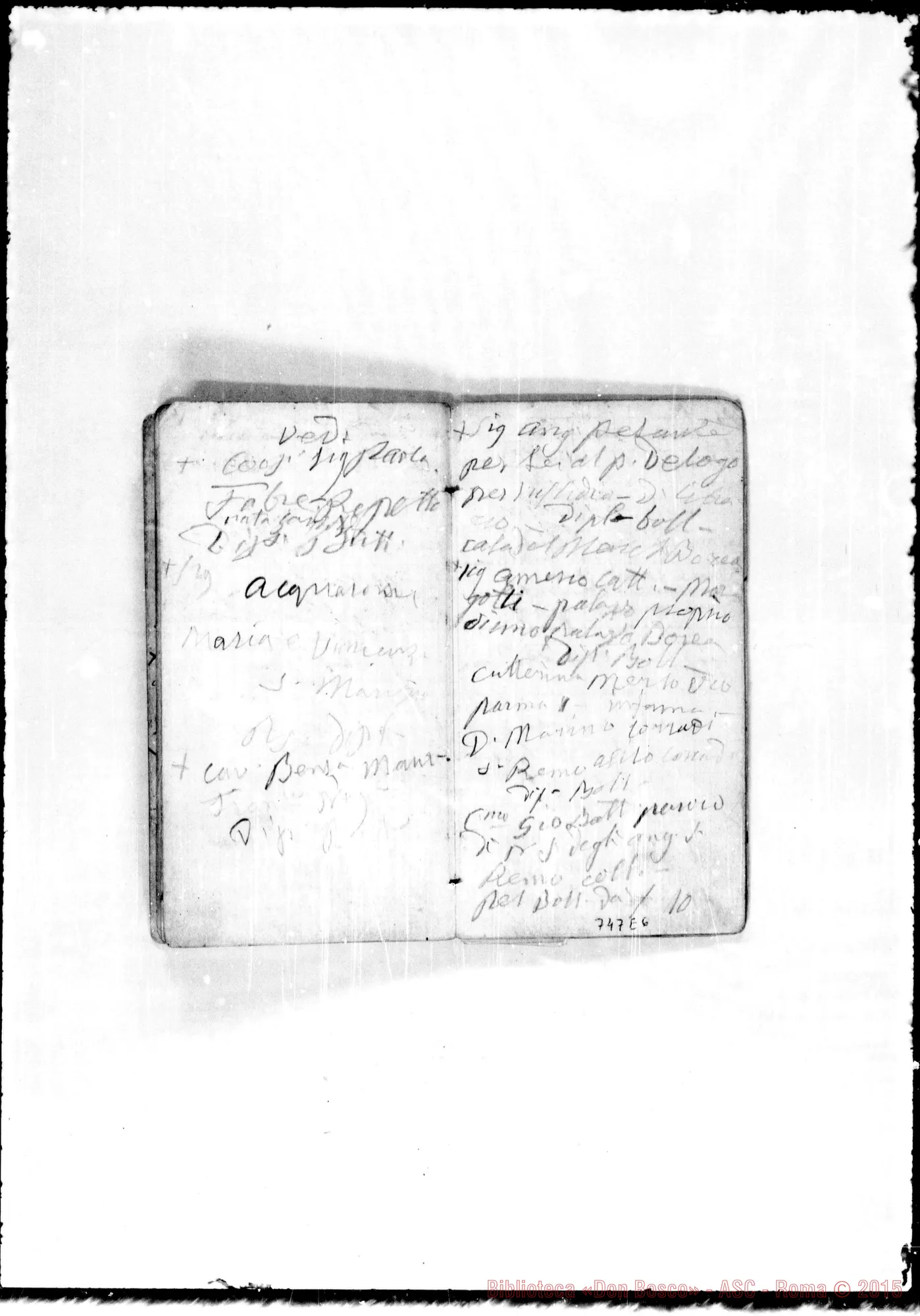 Fotogramma E 6 — 1878-81. Note