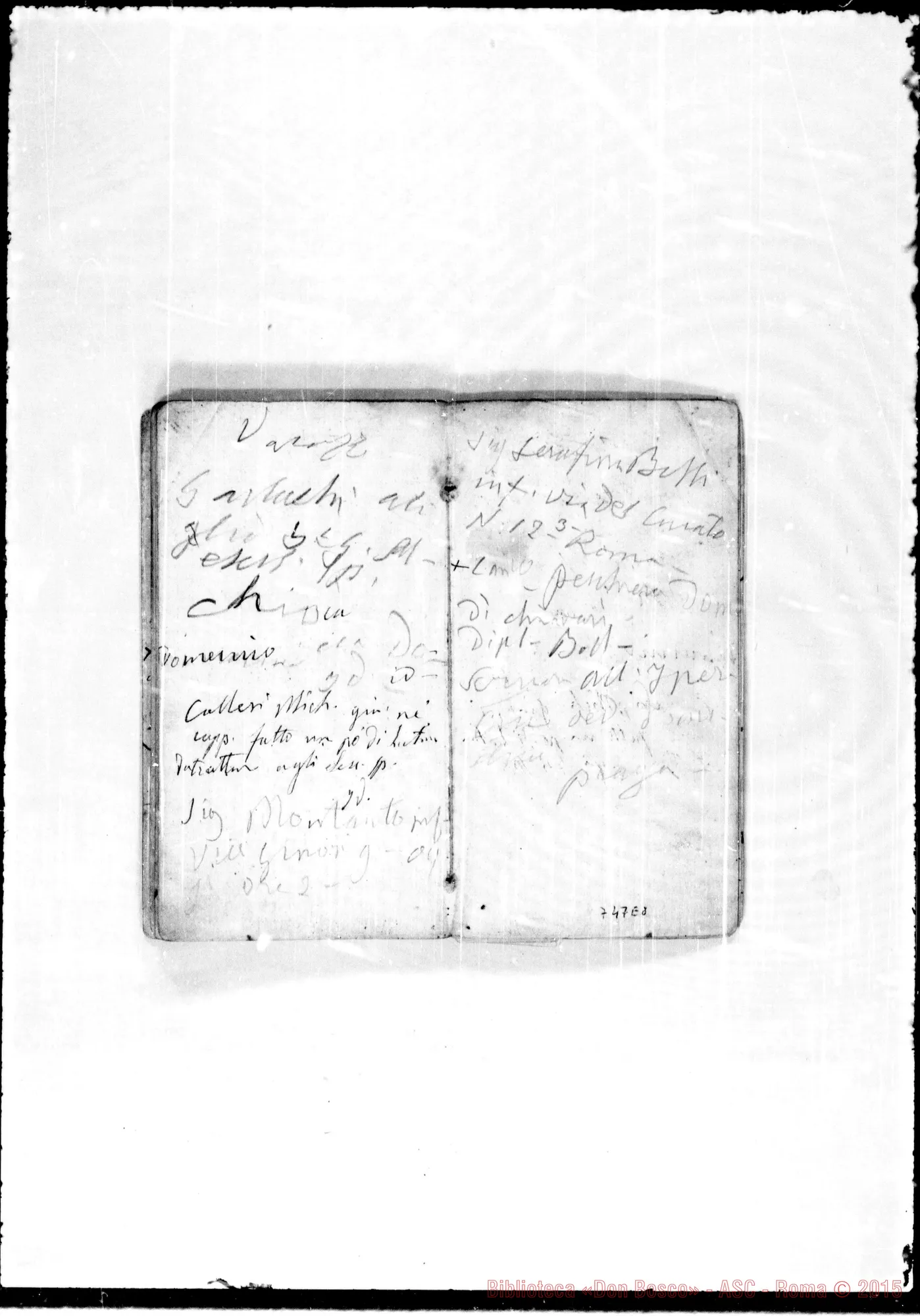 Fotogramma E 8 — 1878-81. Note