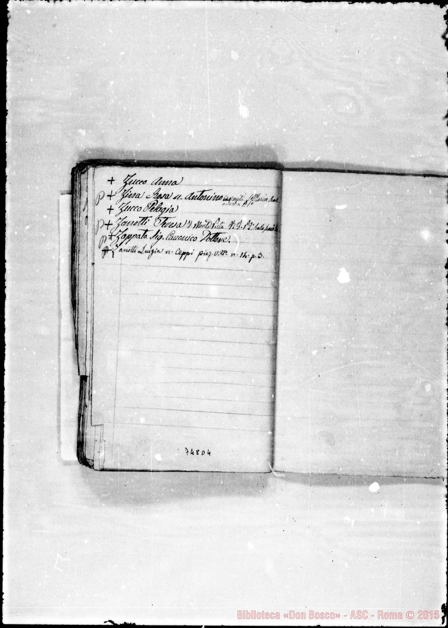 Fotogramma D 4 — 1877. Ms. anche in parte di D. Rua
