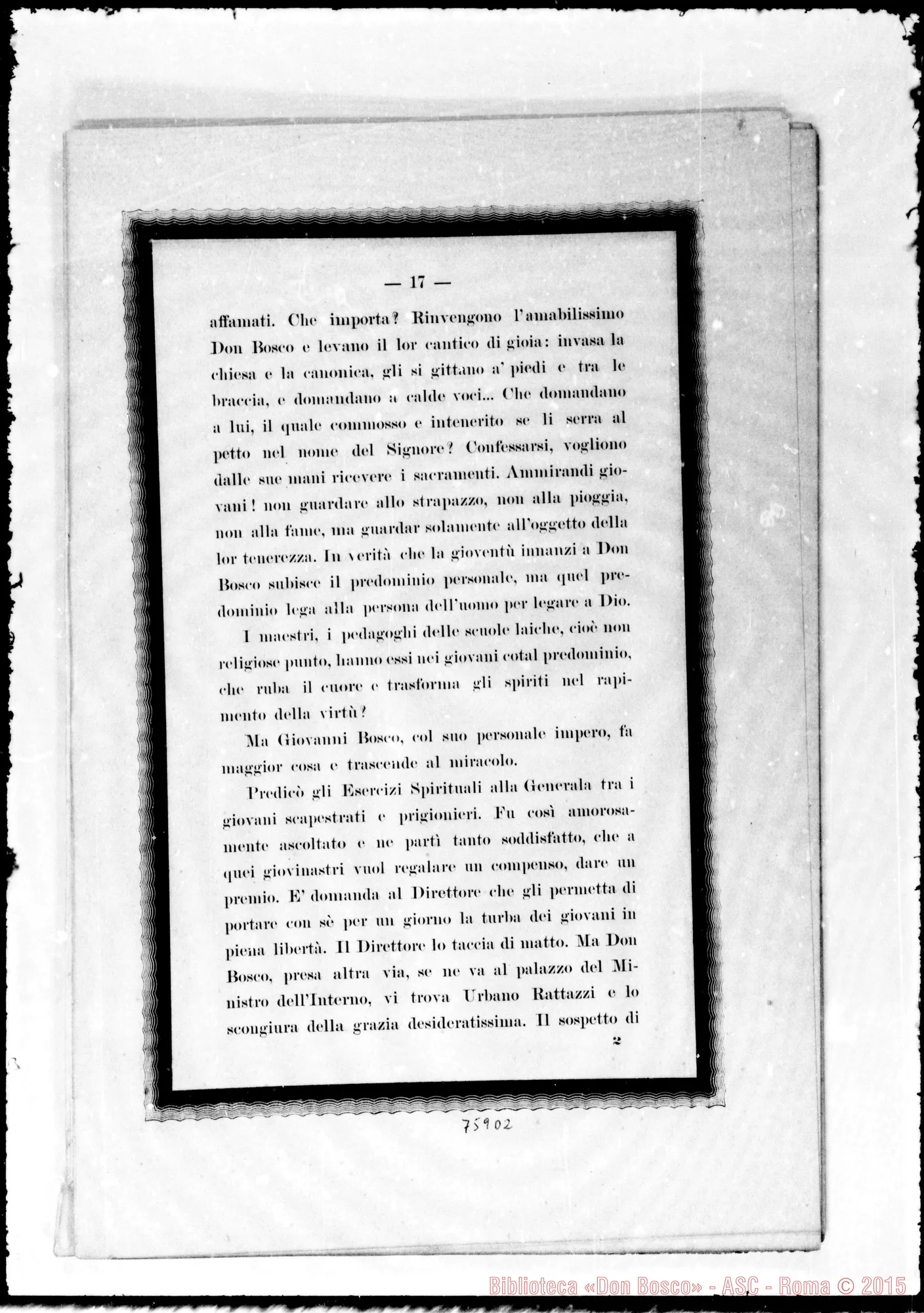 Fotogramma D 2 — Cardinale G. Alimonda: Giovanni Bosco E il suo Secolo