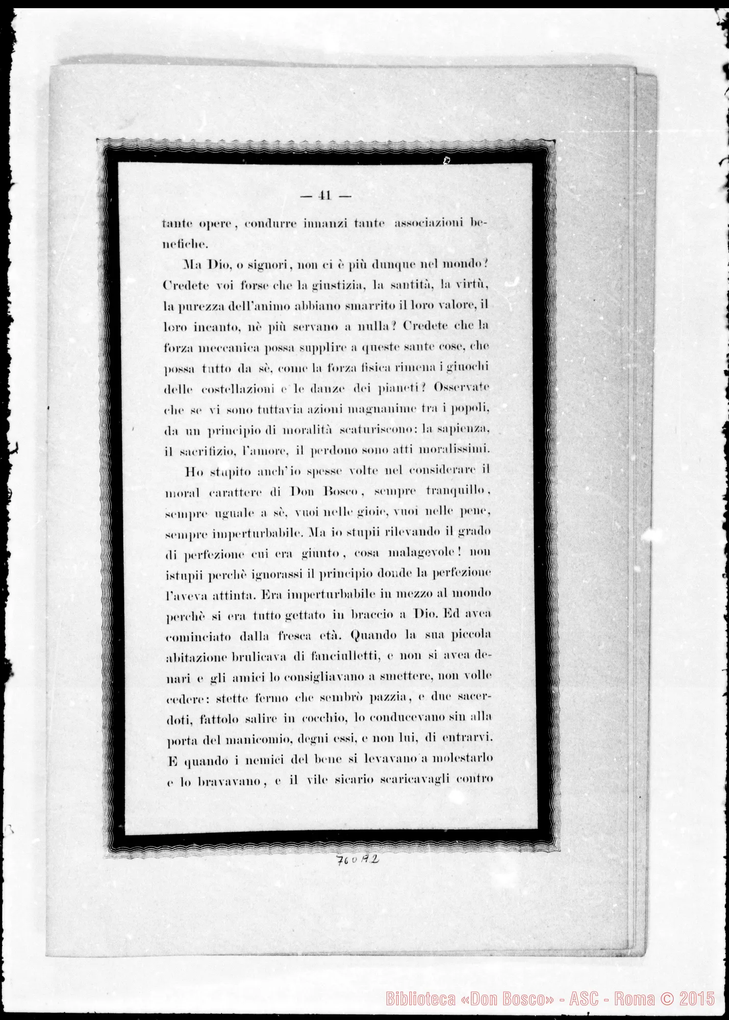 Fotogramma A 2 — Cardinale G. Alimonda: Giovanni Bosco E il suo Secolo