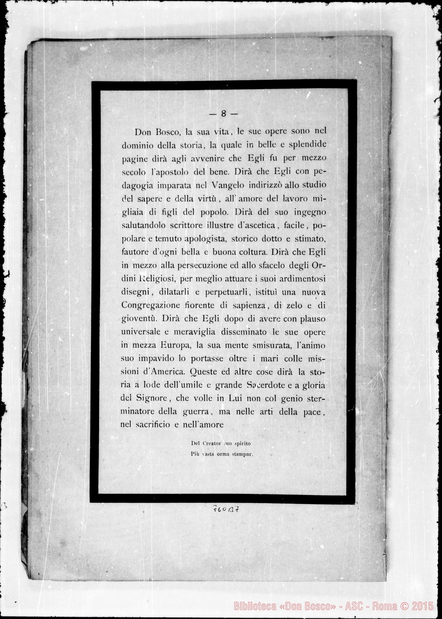 Fotogramma B 7 — Teologo Giacinto Balleslo: Vita intima di Don Giovanni Bosco