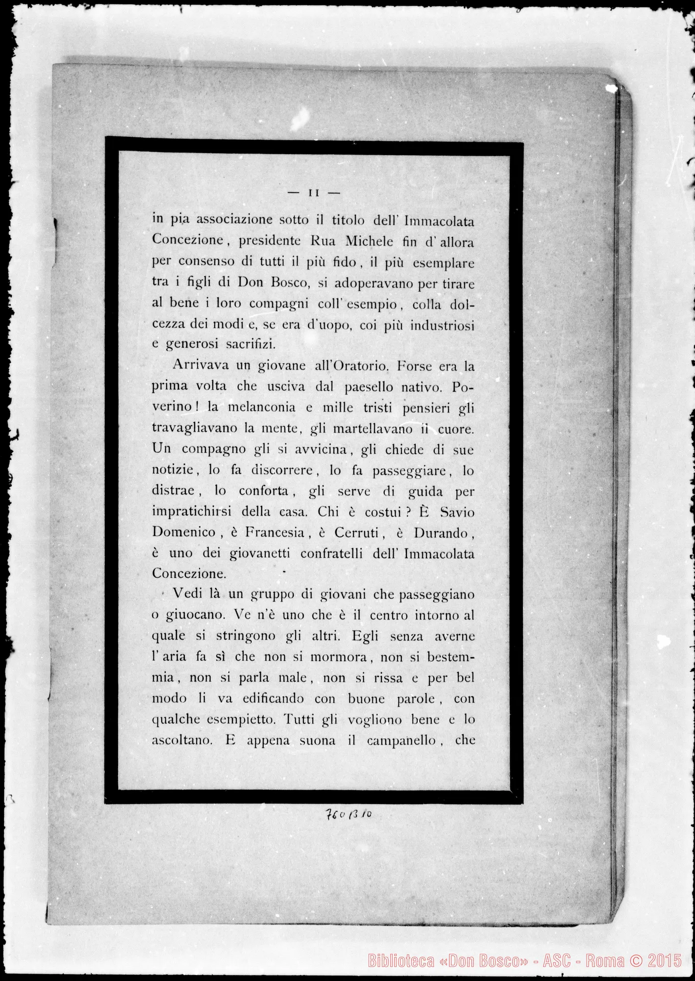 Fotogramma B 10 — Teologo Giacinto Balleslo: Vita intima di Don Giovanni Bosco