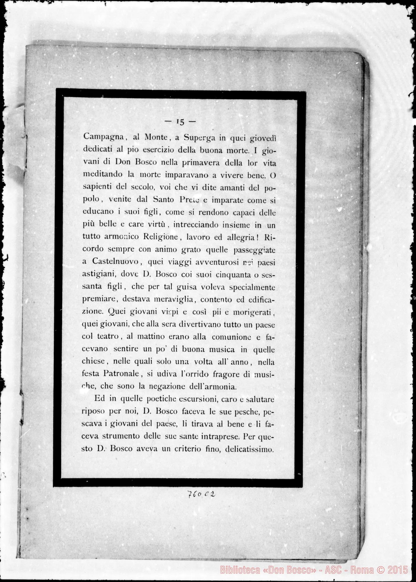 Fotogramma C 2 — Teologo Giacinto Balleslo: Vita intima di Don Giovanni Bosco