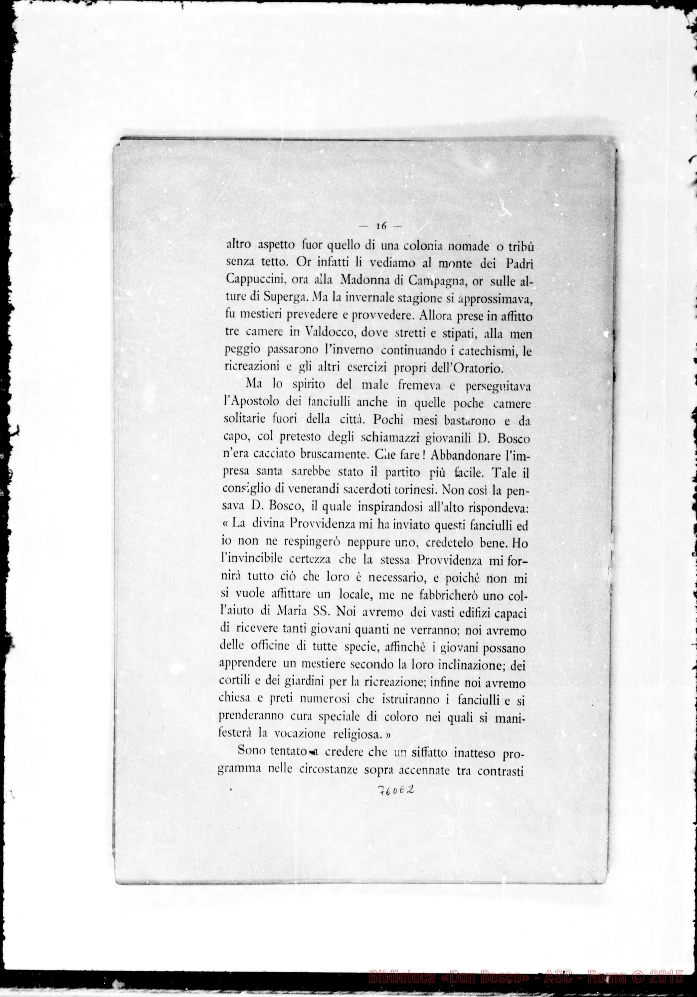 Fotogramma E 2 — Mons. Manacorda: D. Giovanni Bosco