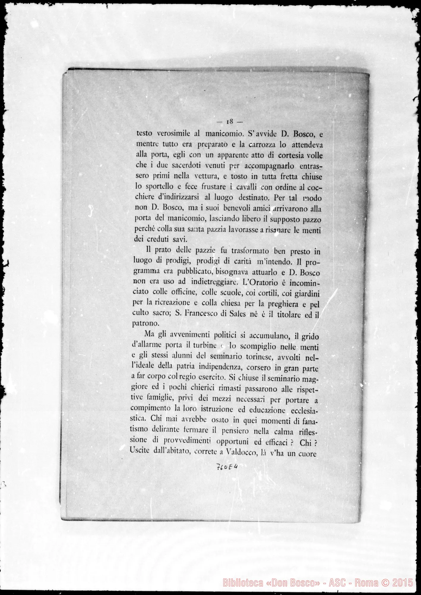 Fotogramma E 4 — Mons. Manacorda: D. Giovanni Bosco