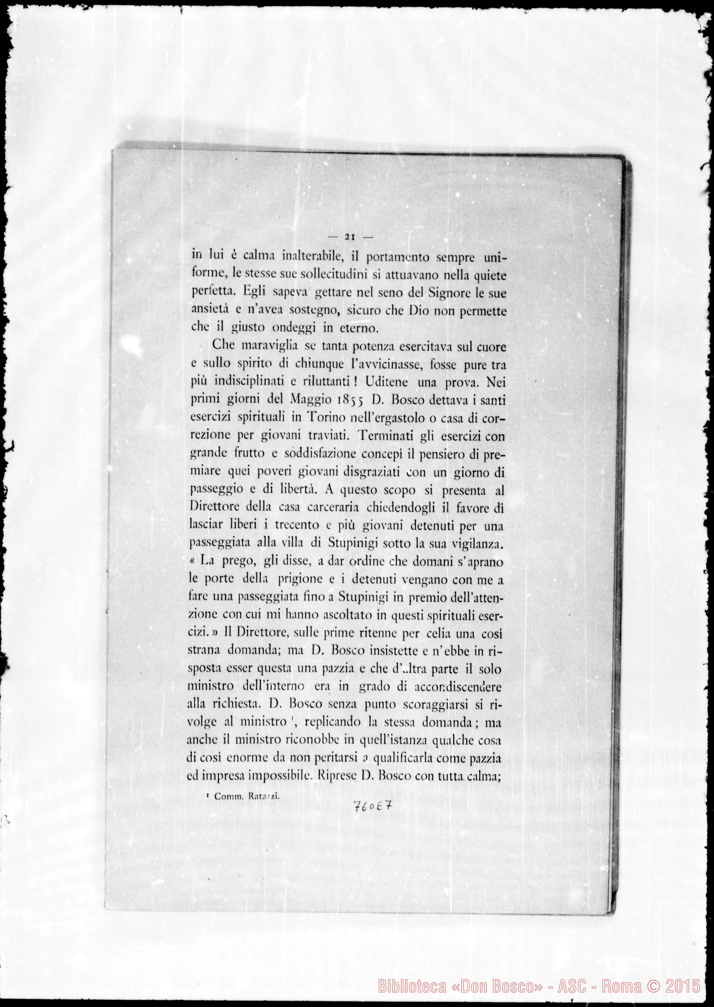 Fotogramma E 7 — Mons. Manacorda: D. Giovanni Bosco