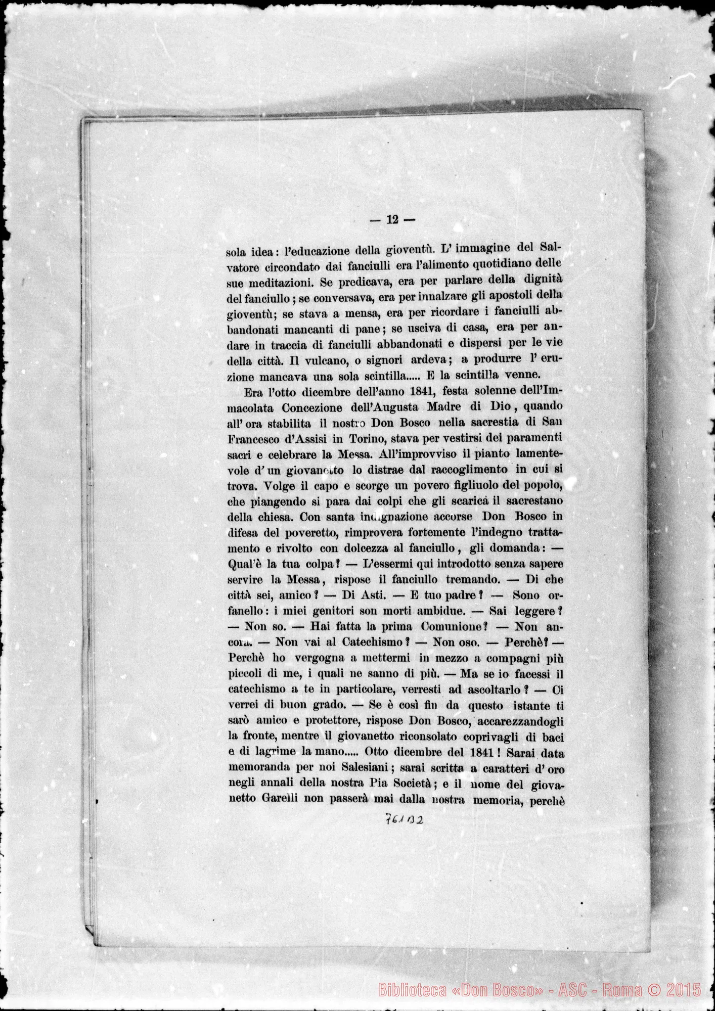 Fotogramma B 2 — Francesco Piccollo: Don Giovanni Bosco E la gioventù