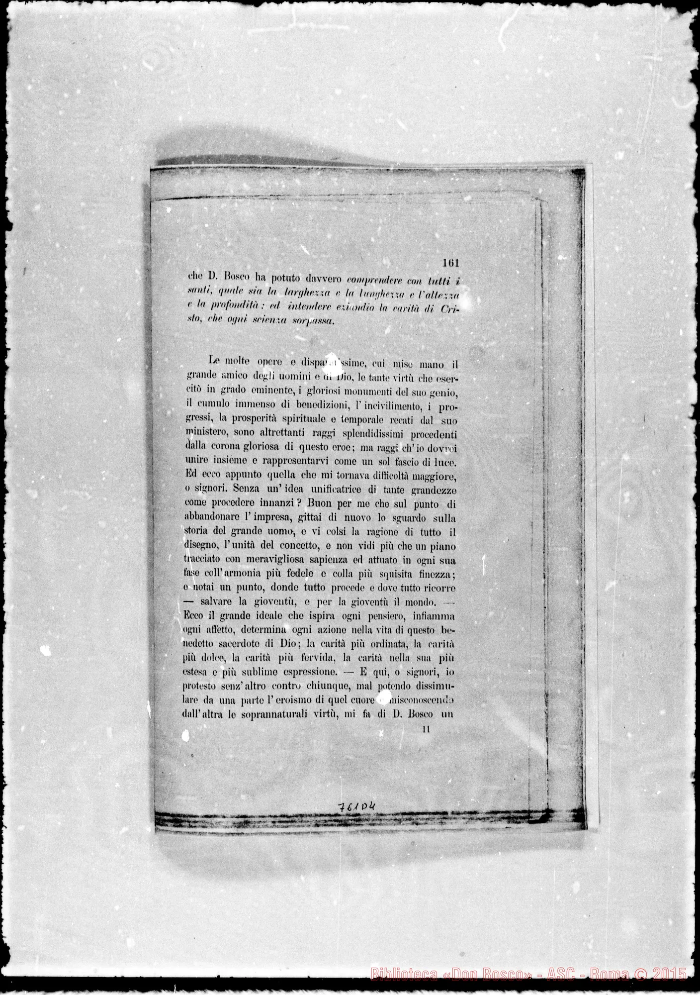 Fotogramma D 4 — Canonico Dottore Antonio Rampazzo: Commemorazione del Sac. D. Giovanni Bosco