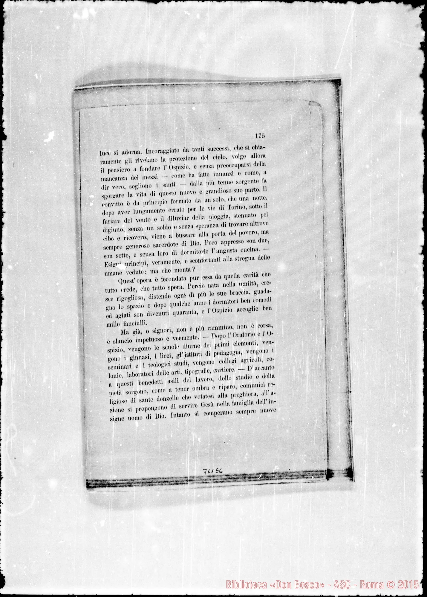 Fotogramma E 6 — Canonico Dottore Antonio Rampazzo: Commemorazione del Sac. D. Giovanni Bosco