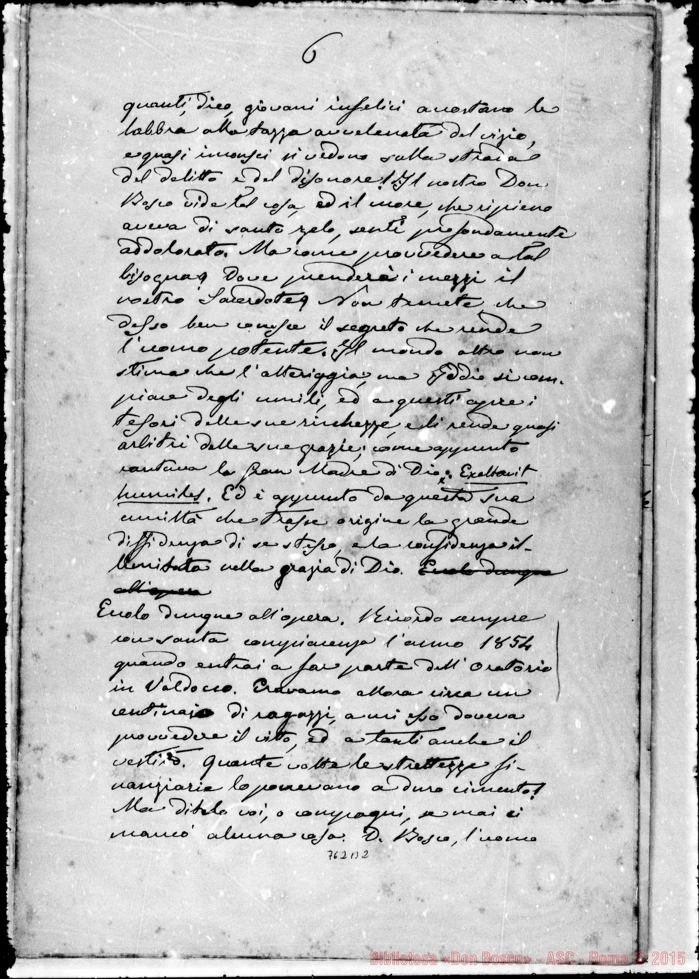 Fotogramma B 2 — Teologo Pino: «Eccellenza rev.ma…»