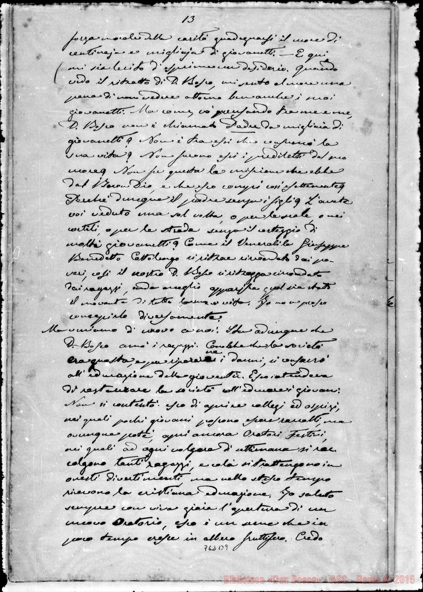Fotogramma B 9 — Teologo Pino: «Eccellenza rev.ma…»