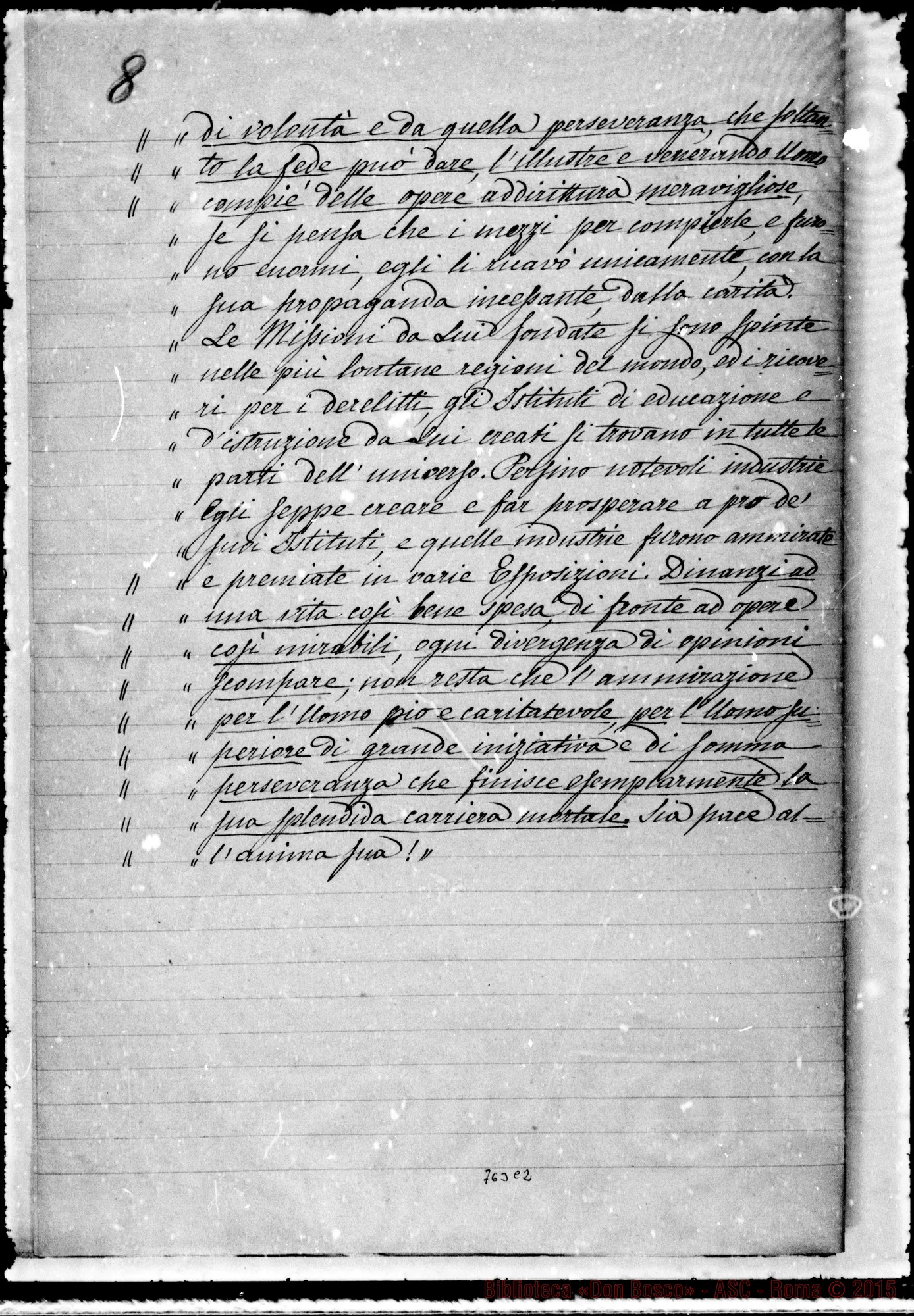 Fotogramma C 2 — Raccolta manoscritta di D. Berto