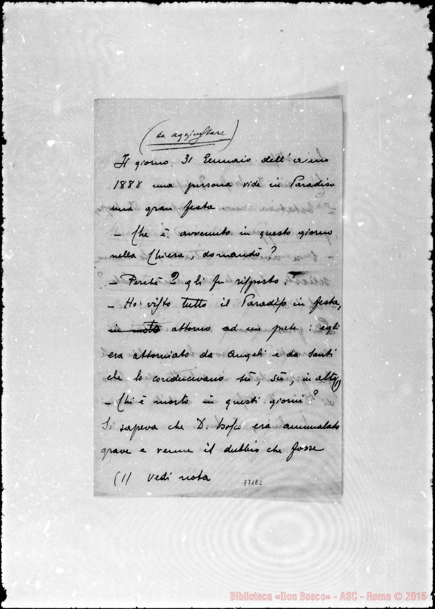 Fotogramma E 2 — N.N.