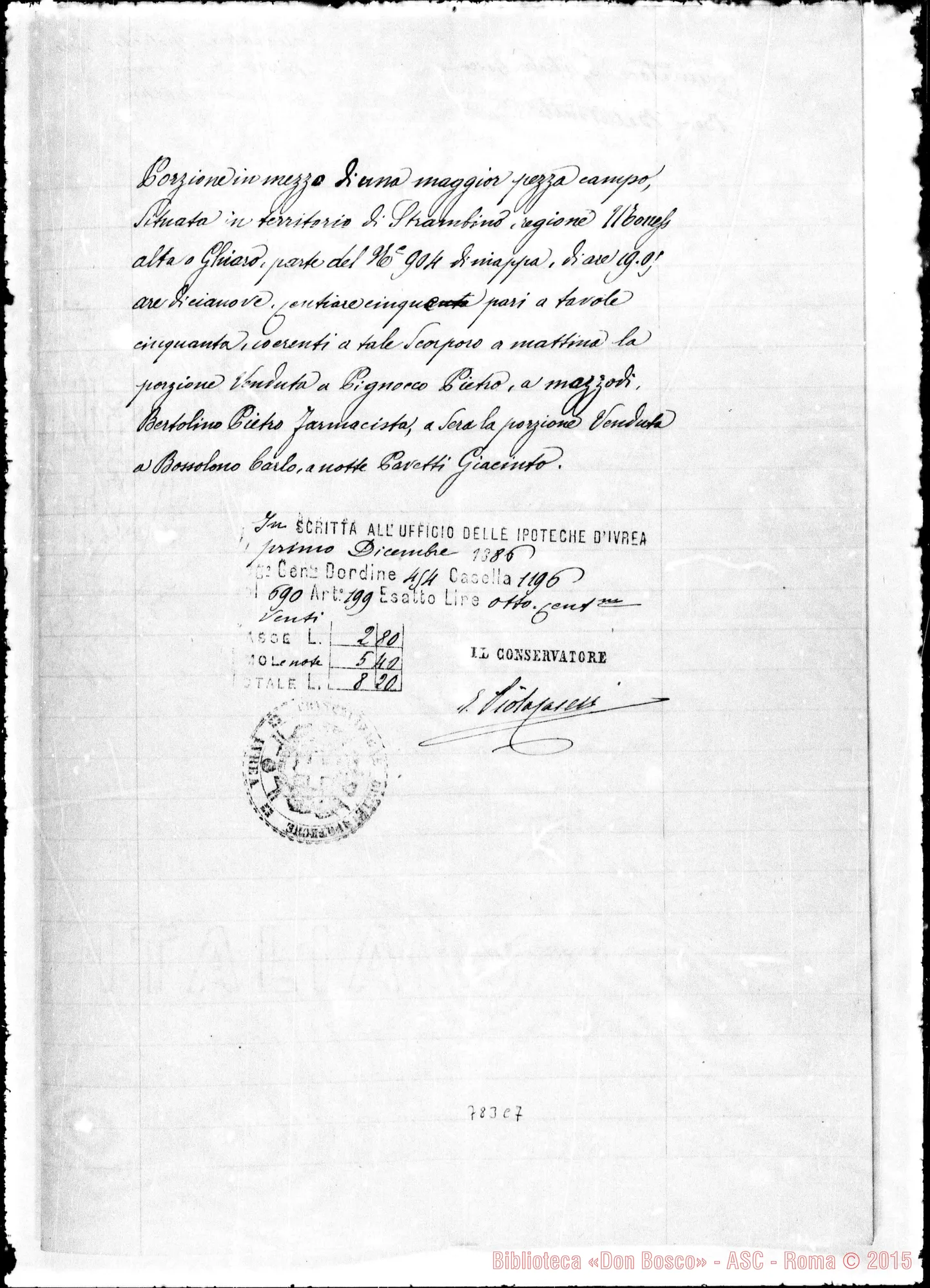 Fotogramma C 7 — Tribunale Civile d’Ivrea…