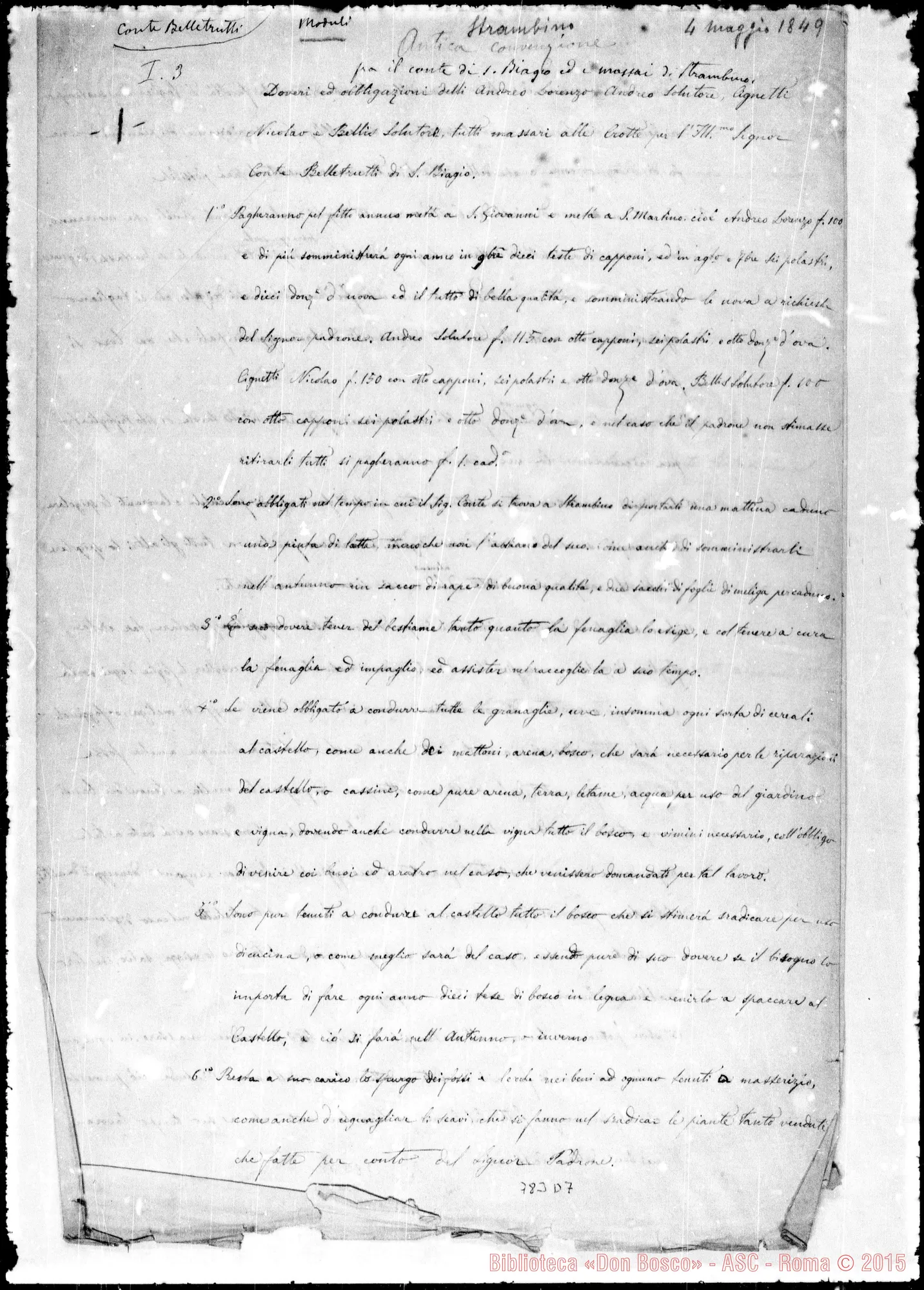 Fotogramma D 7 — Strambio: Antica convenzione