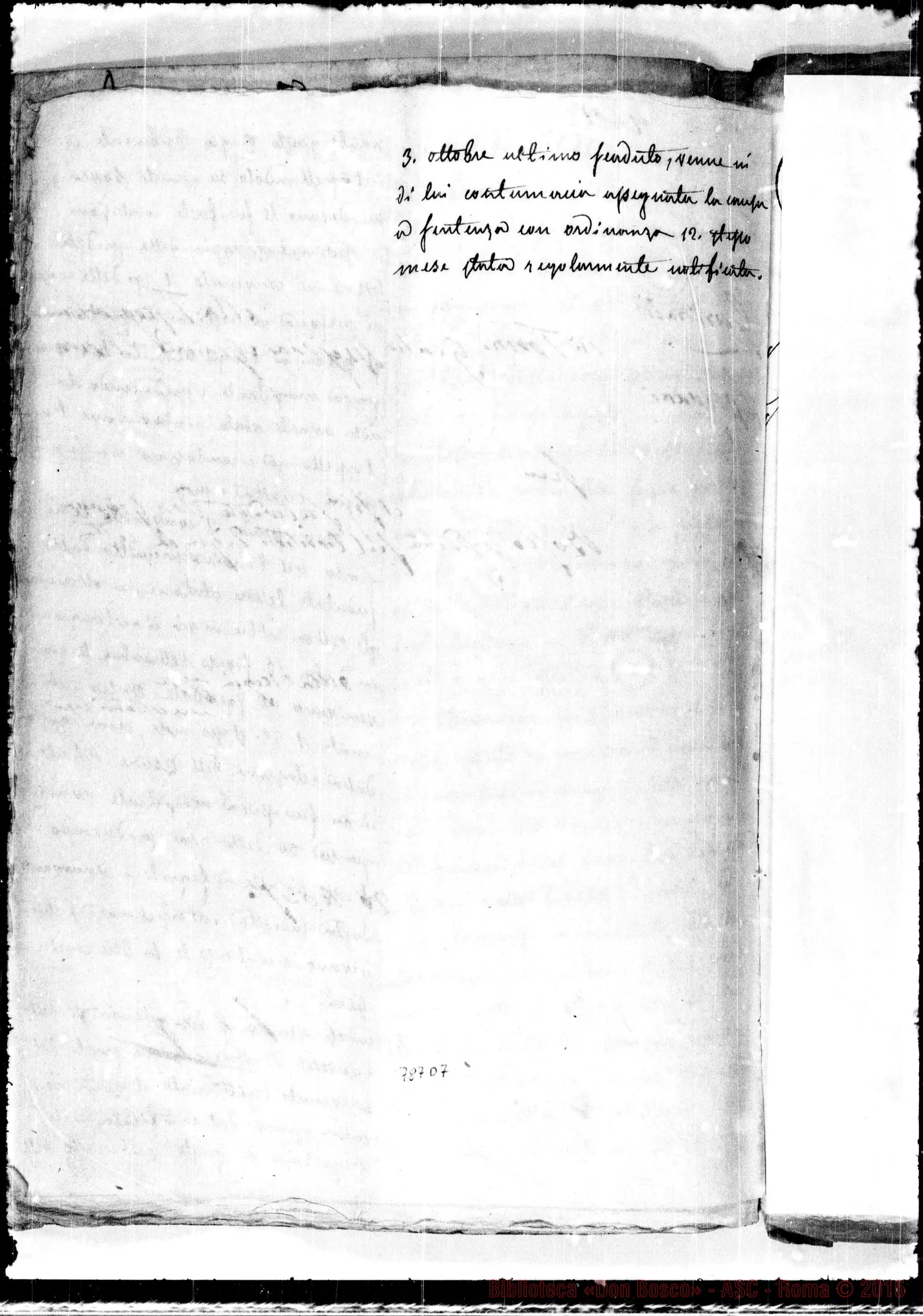 Fotogramma D 7 — Relazione nella Causa
