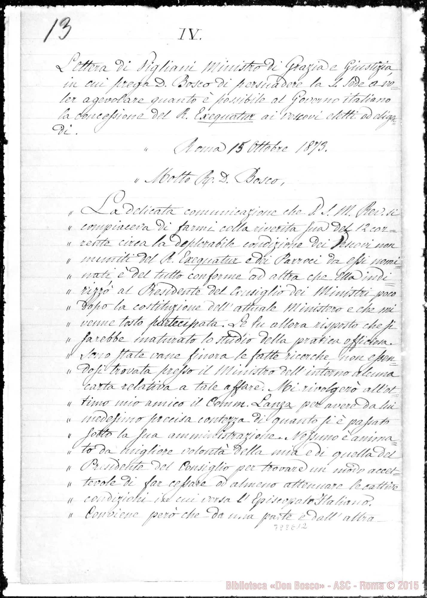 Fotogramma E 12 — Alcuni Documenti pubblici E privati… Copia ms. Berto