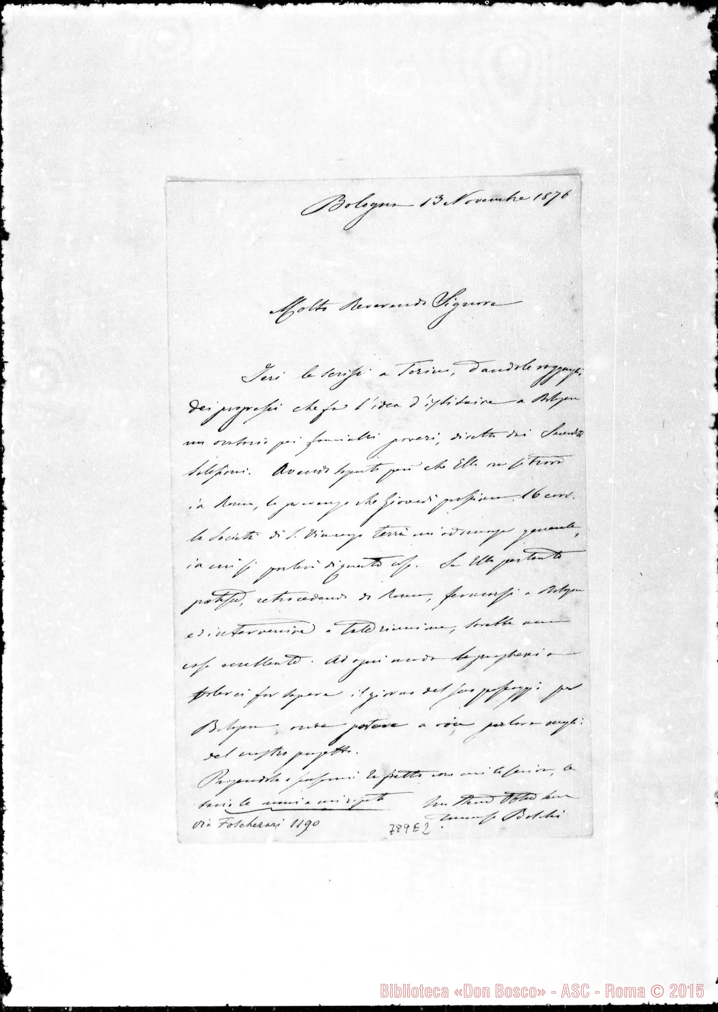 Fotogramma E 2 — Tommaso Boschi-Molto Rev.do Sig.