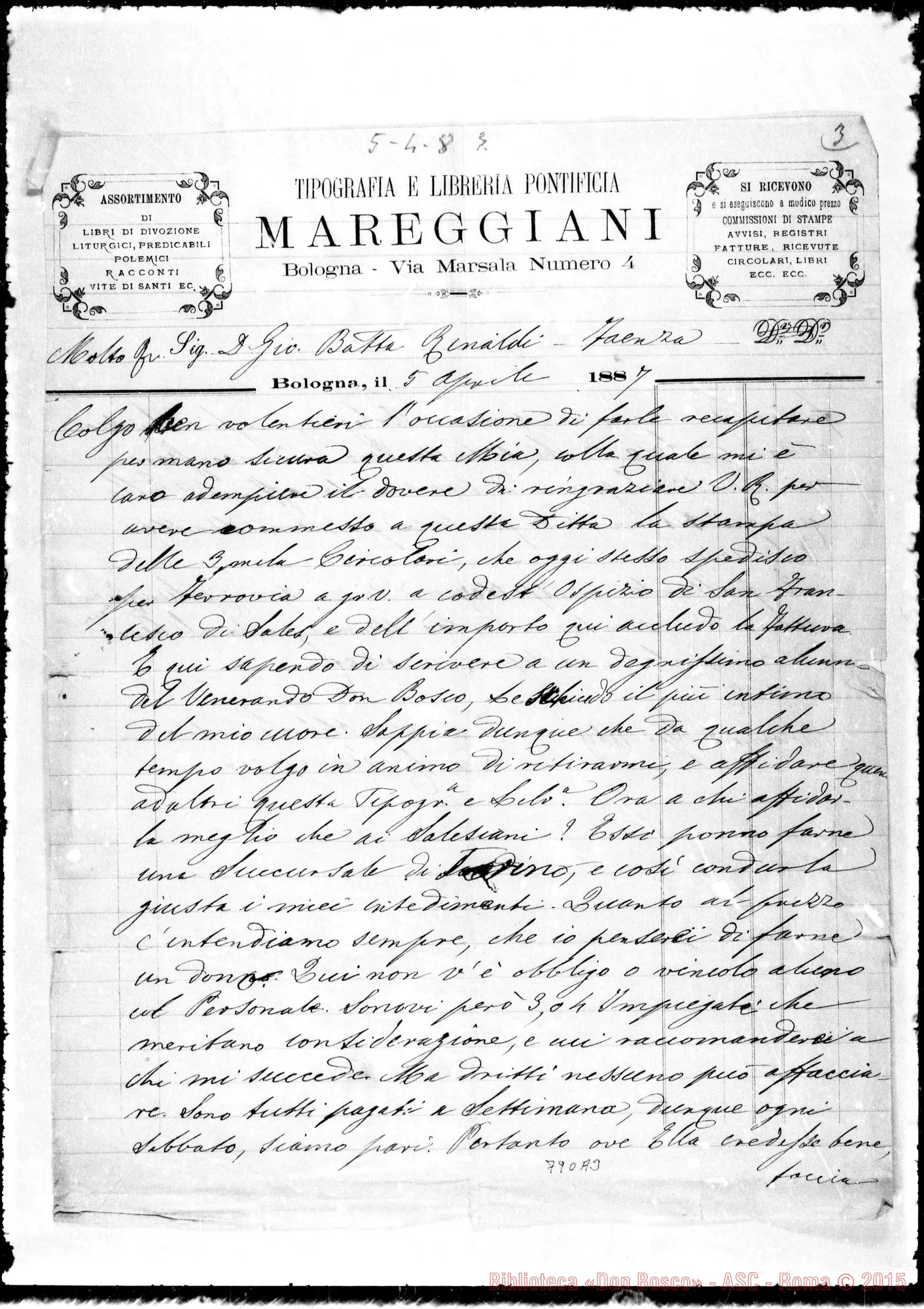 Fotogramma A 3 — Mareggiani-Gio. Batta Rinaldi