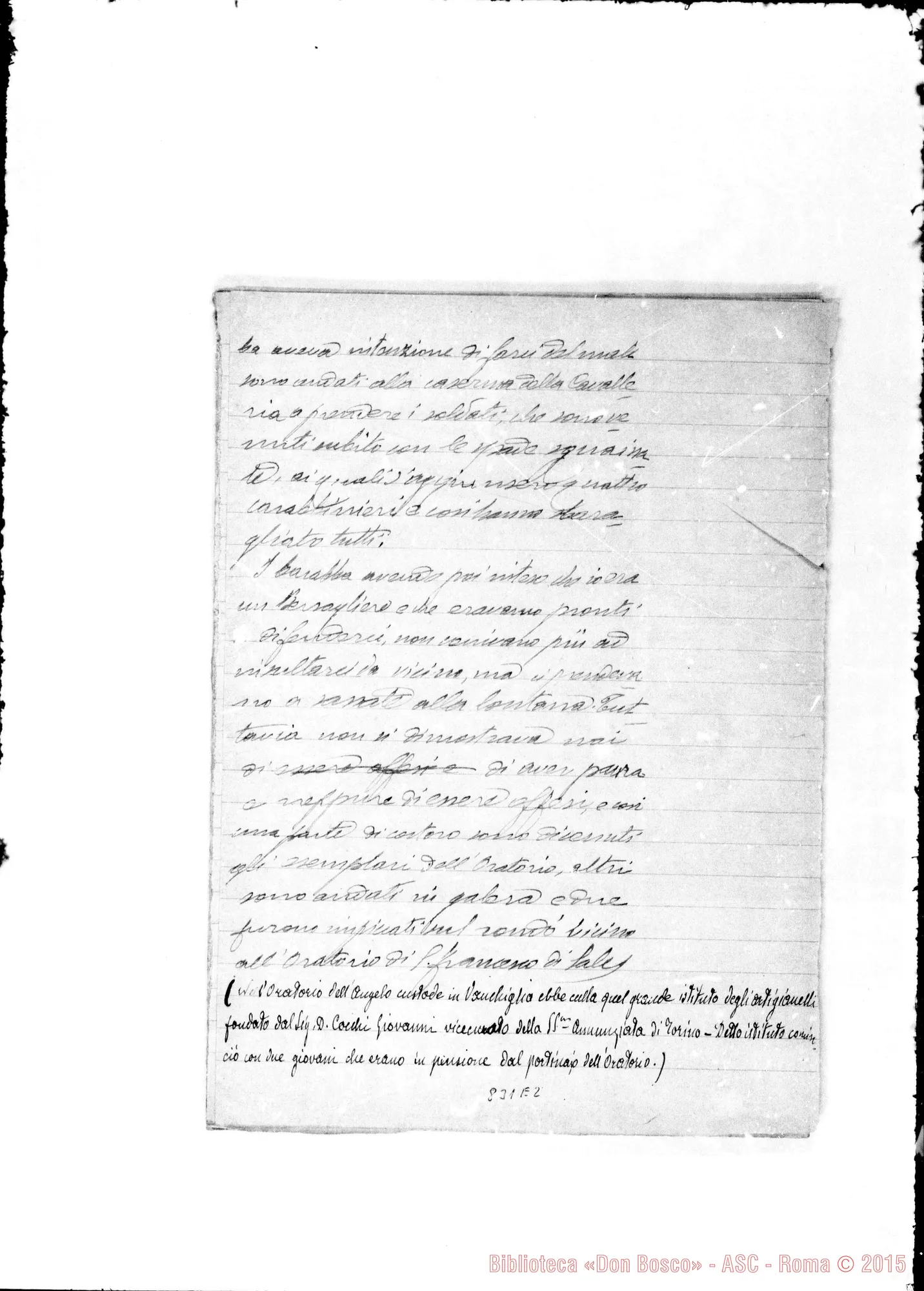 Fotogramma E 2 — Memorie di «Brosio il bersagliere». Copia
