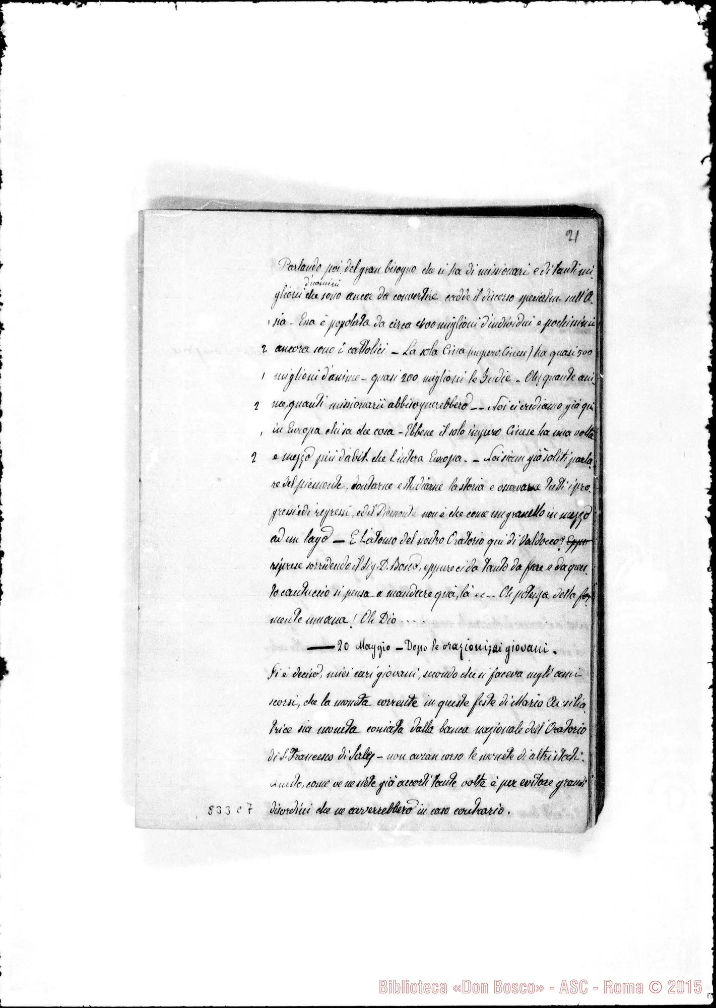 Fotogramma C 7 — Cronichetta: Discorsetti. 1875 Da Maggio A Giugno