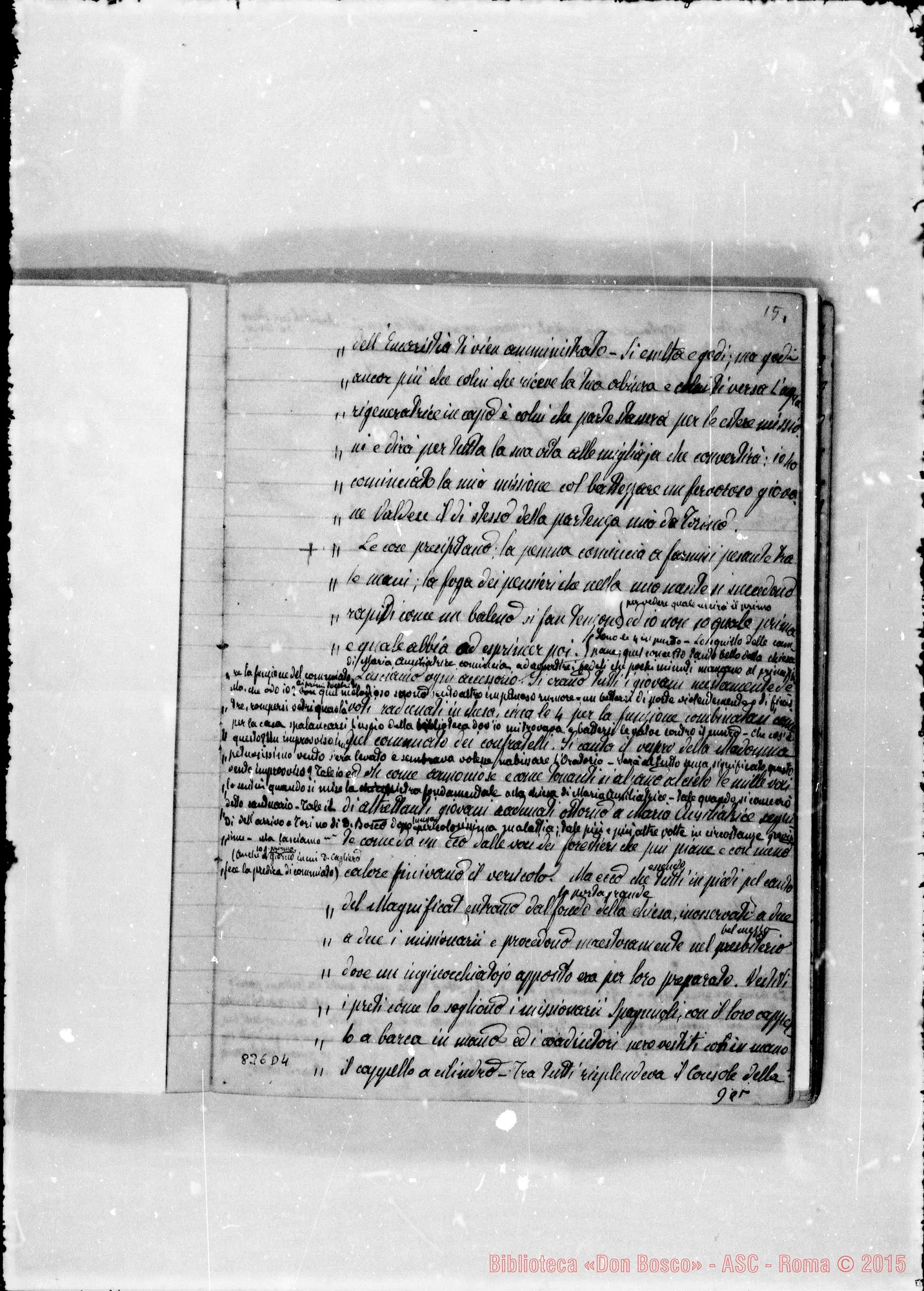 Fotogramma D 4 — Descrizione festa in occasione partenza primi Missionari