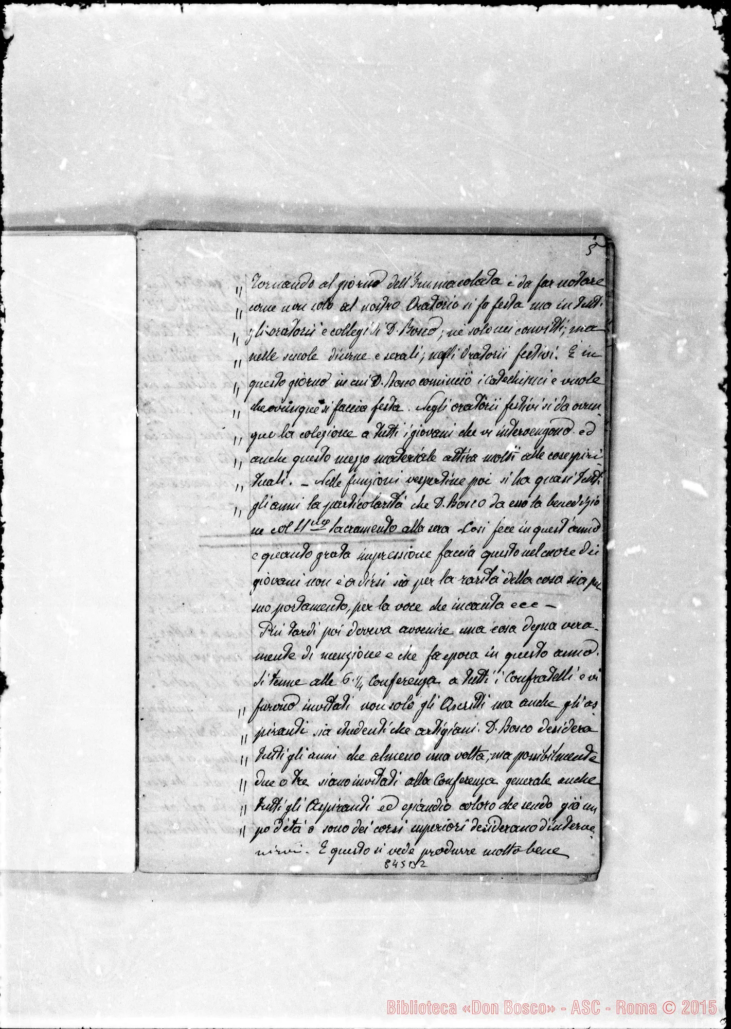 Fotogramma B 2 — Cronichetta: Dall’8 dicembre del 1877