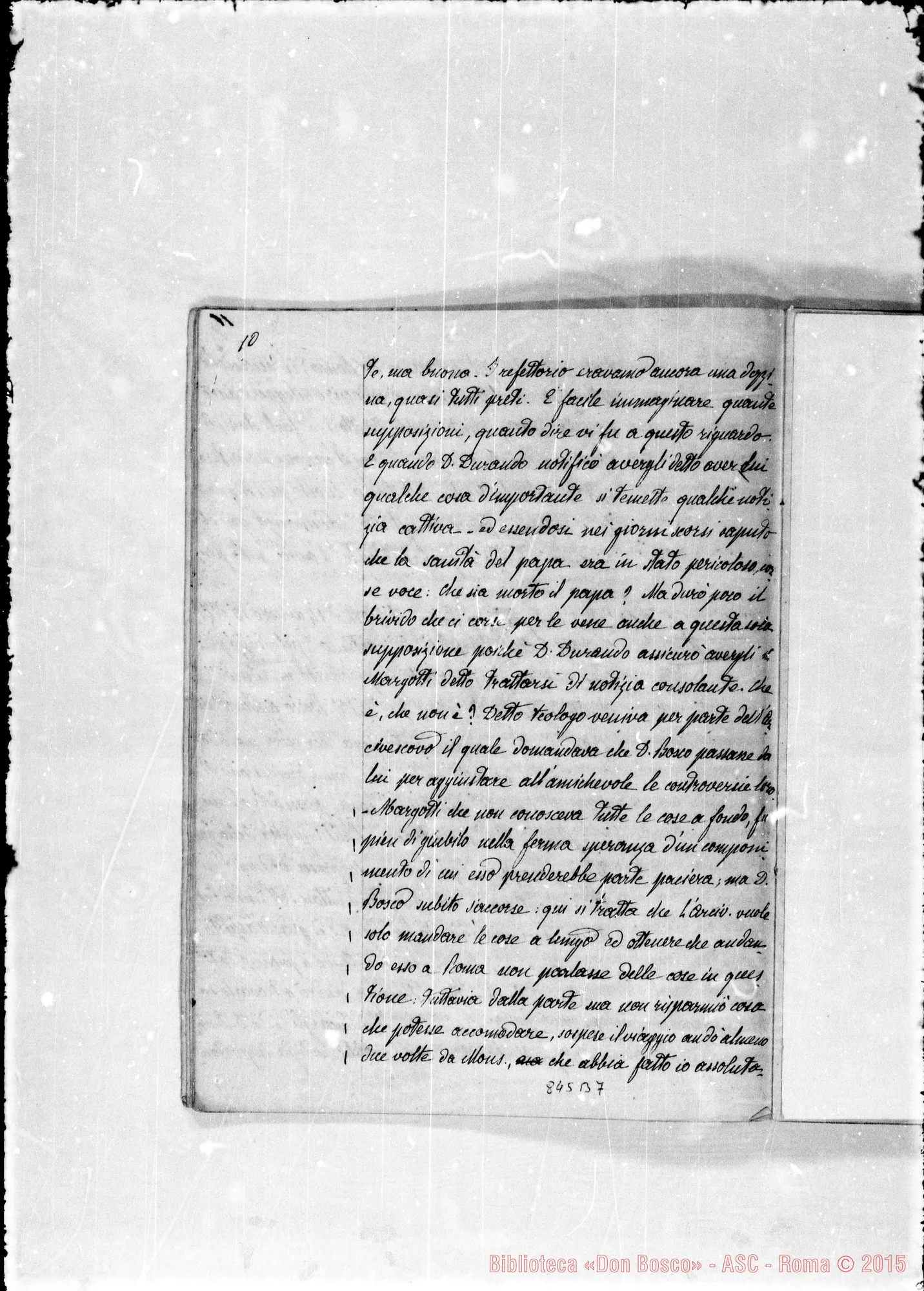 Fotogramma B 7 — Cronichetta: Dall’8 dicembre del 1877