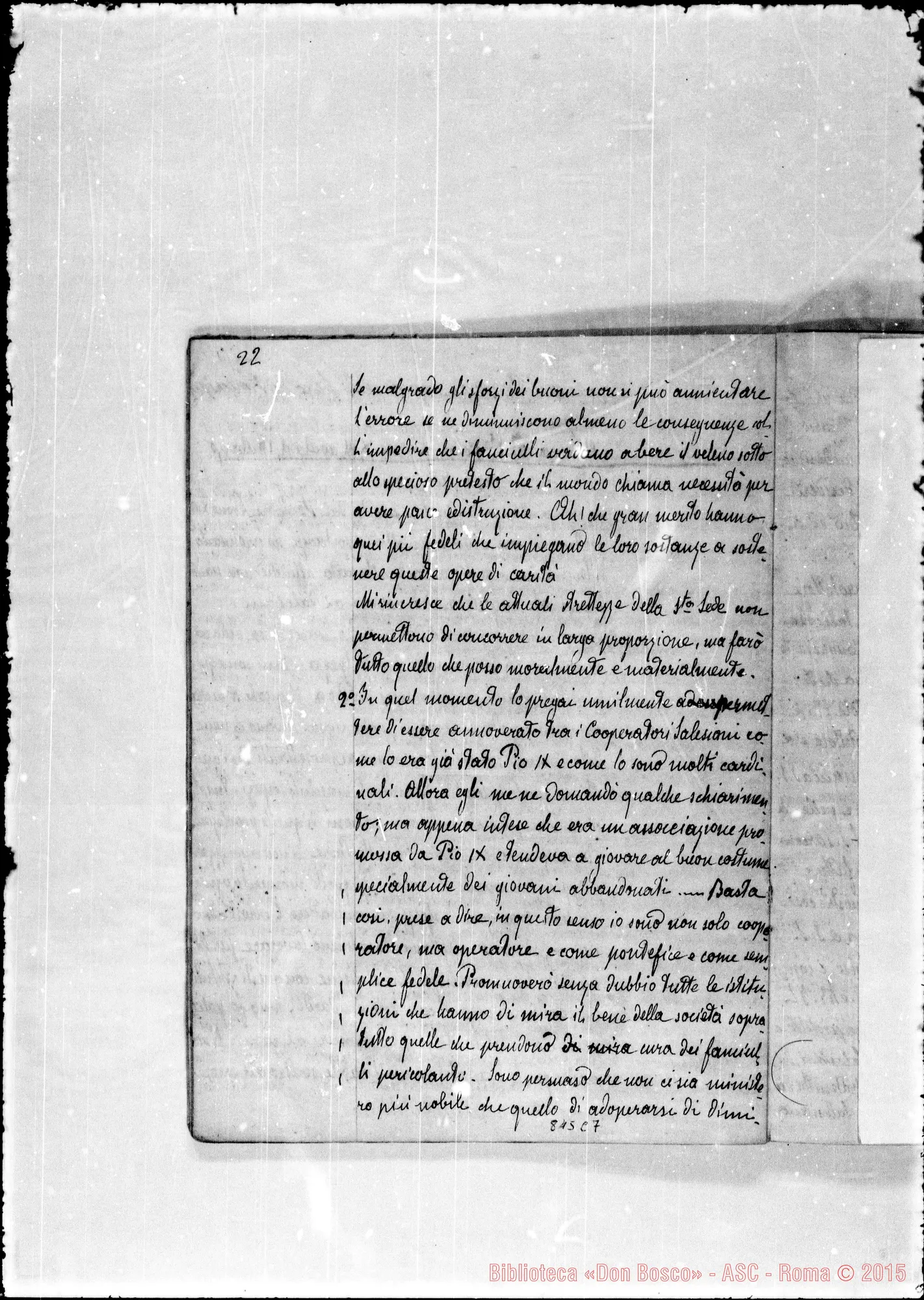 Fotogramma C 7 — Cronichetta: Dall’8 dicembre del 1877