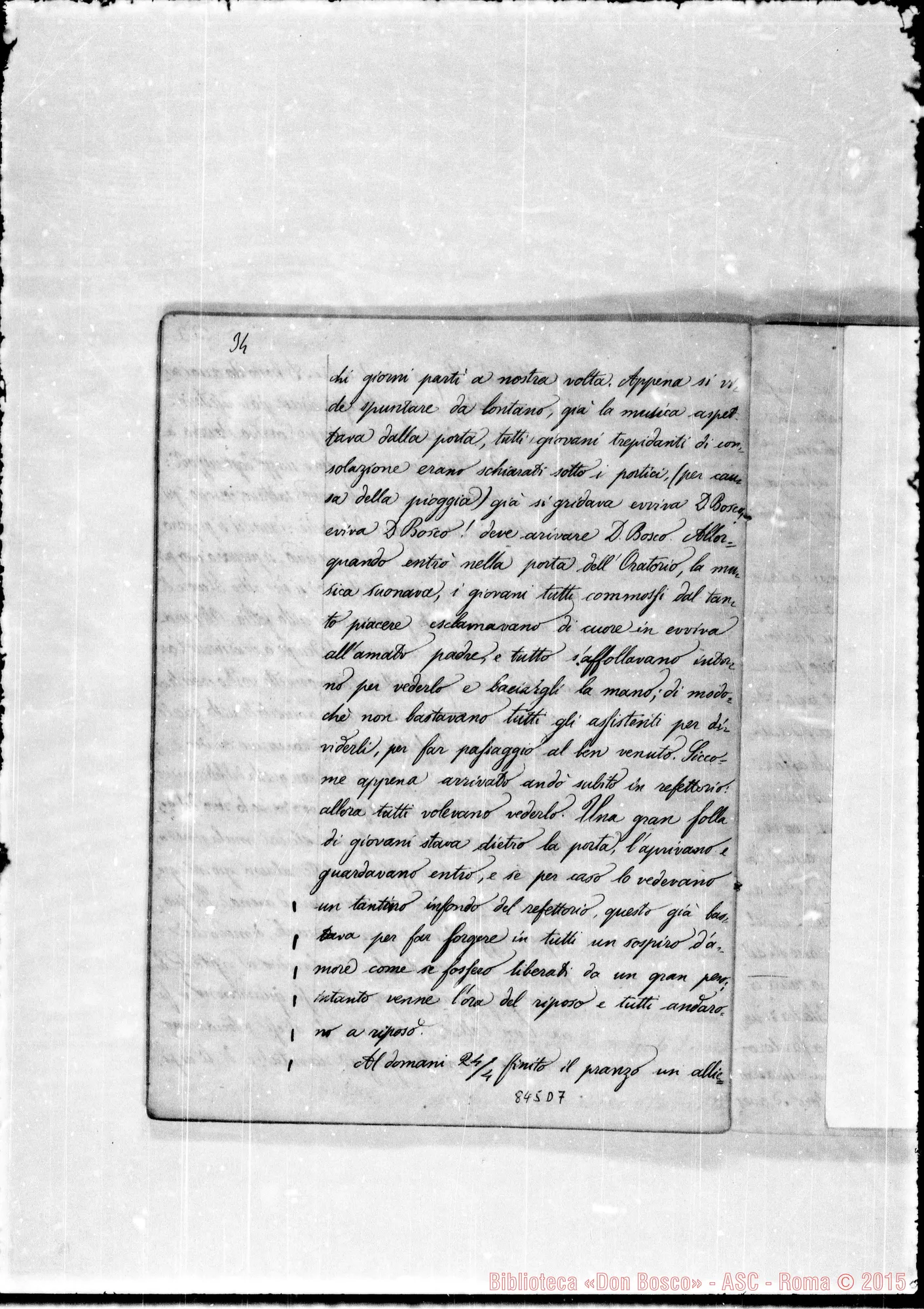 Fotogramma D 7 — Cronichetta: Dall’8 dicembre del 1877
