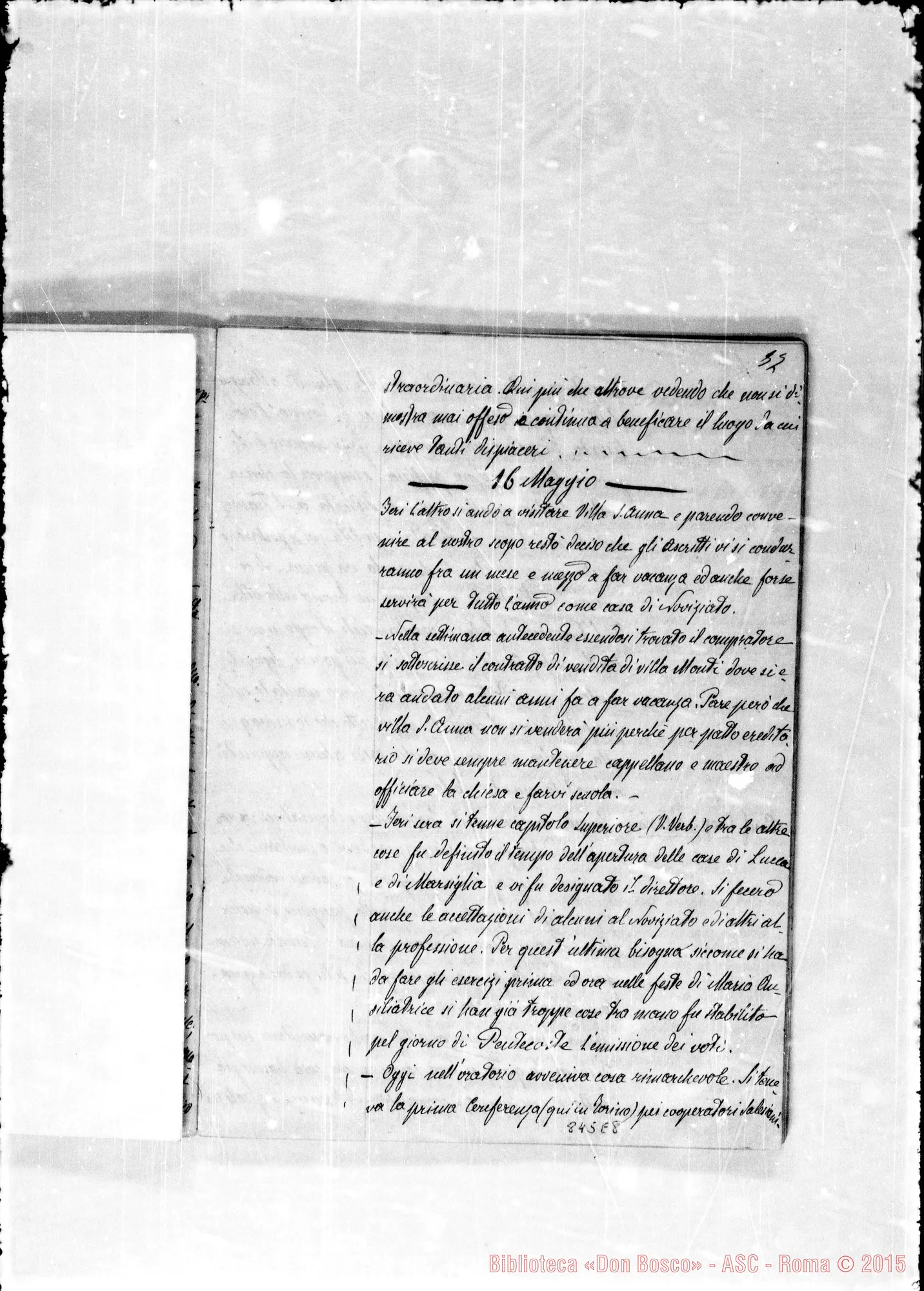 Fotogramma E 8 — Cronichetta: Dall’8 dicembre del 1877