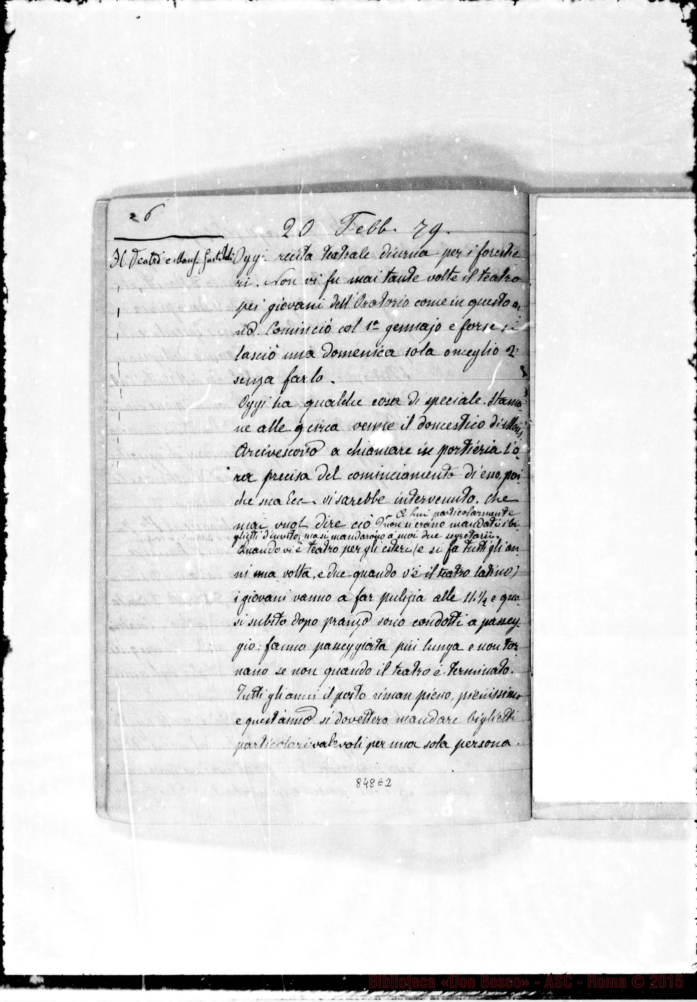 Fotogramma E 2 — 15 febbraio 1879