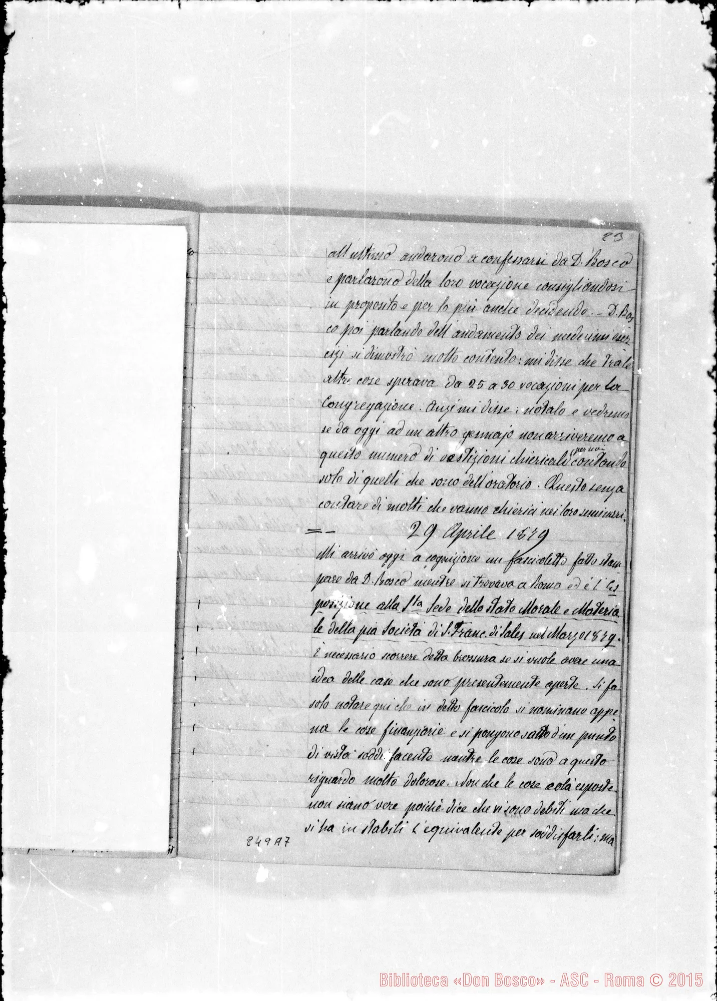 Fotogramma A 7 — 15 febbraio 1879