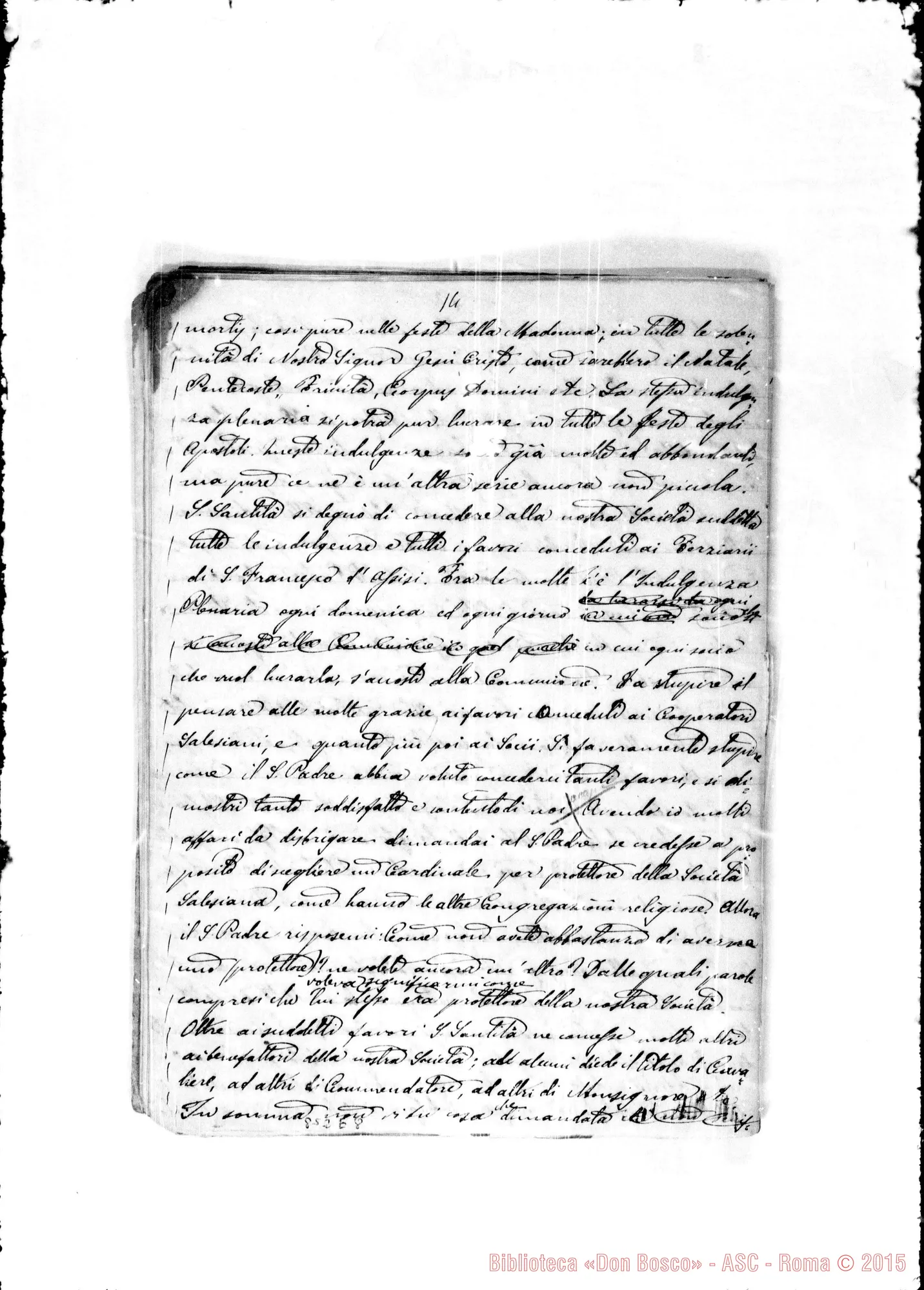 Fotogramma E 8 — Relazione generale sulla Società di S. Francesco di Sales…