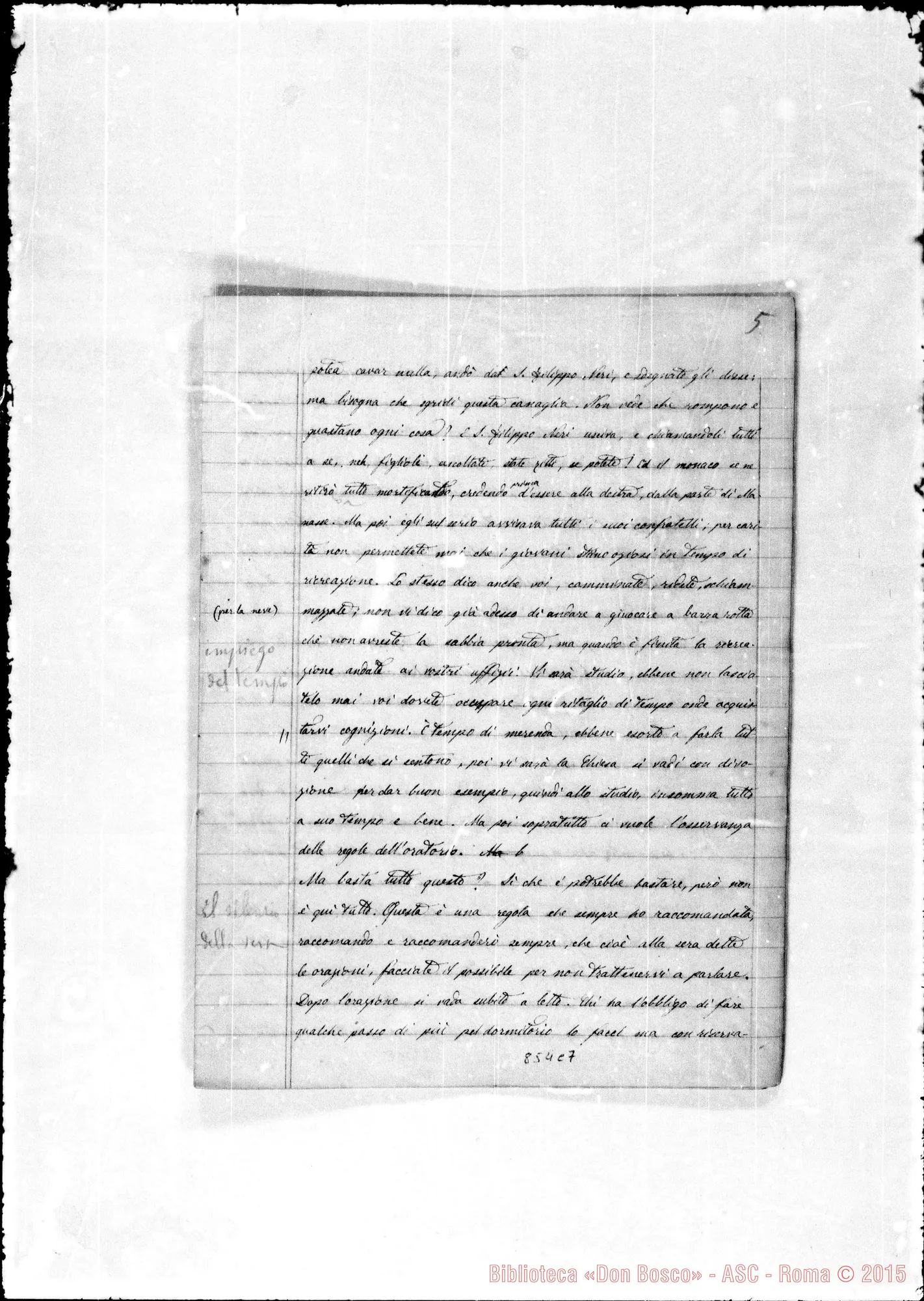 Fotogramma C 7 — Discorsetti ai giovani, ai chierici…