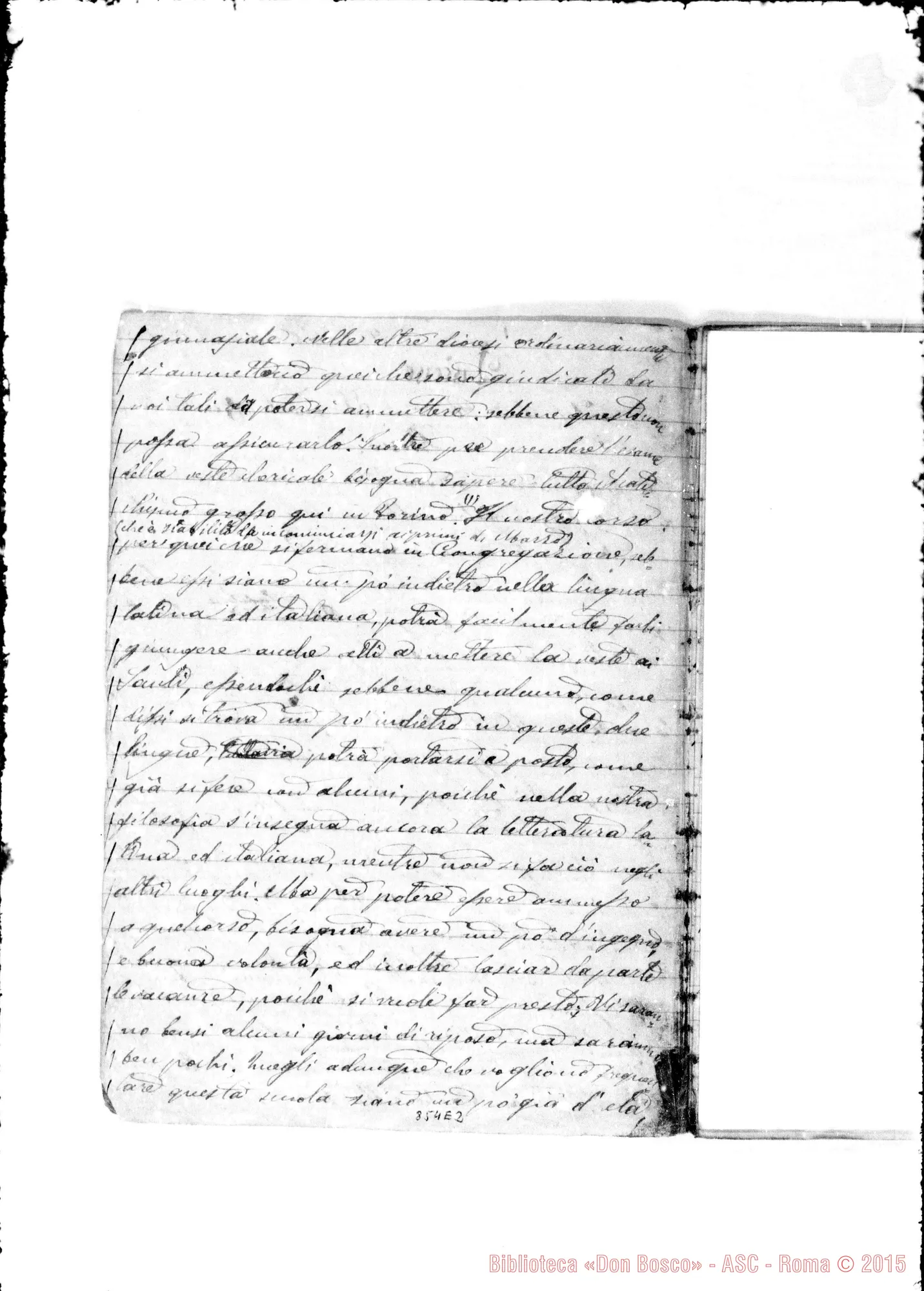 Fotogramma E 2 — Discorsetti ai giovani, ai chierici…