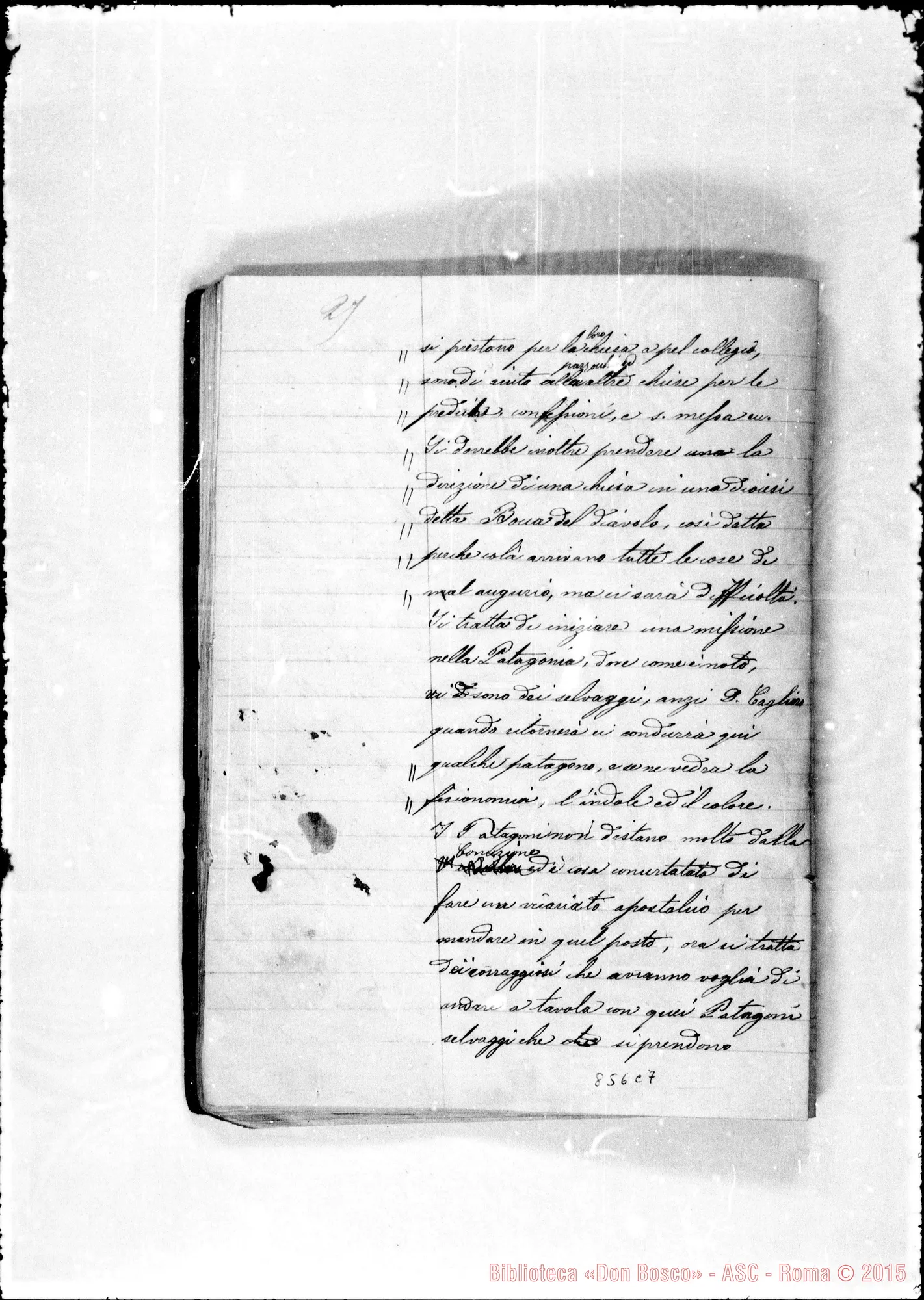 Fotogramma C 7 — Conferenze di D. Bosco dal 31 dicembre 76 alli 11 aprile 1877