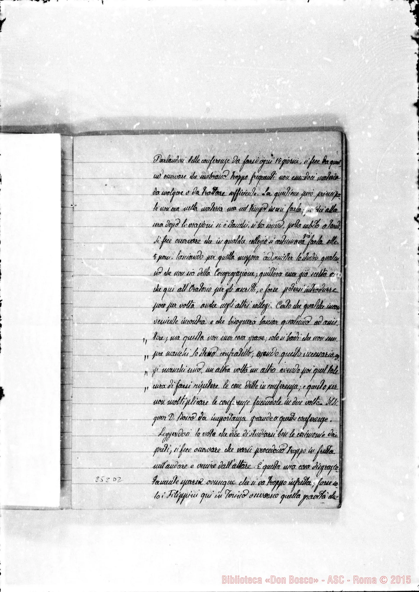Fotogramma D 2 — Conferenze nell’anno 1876…