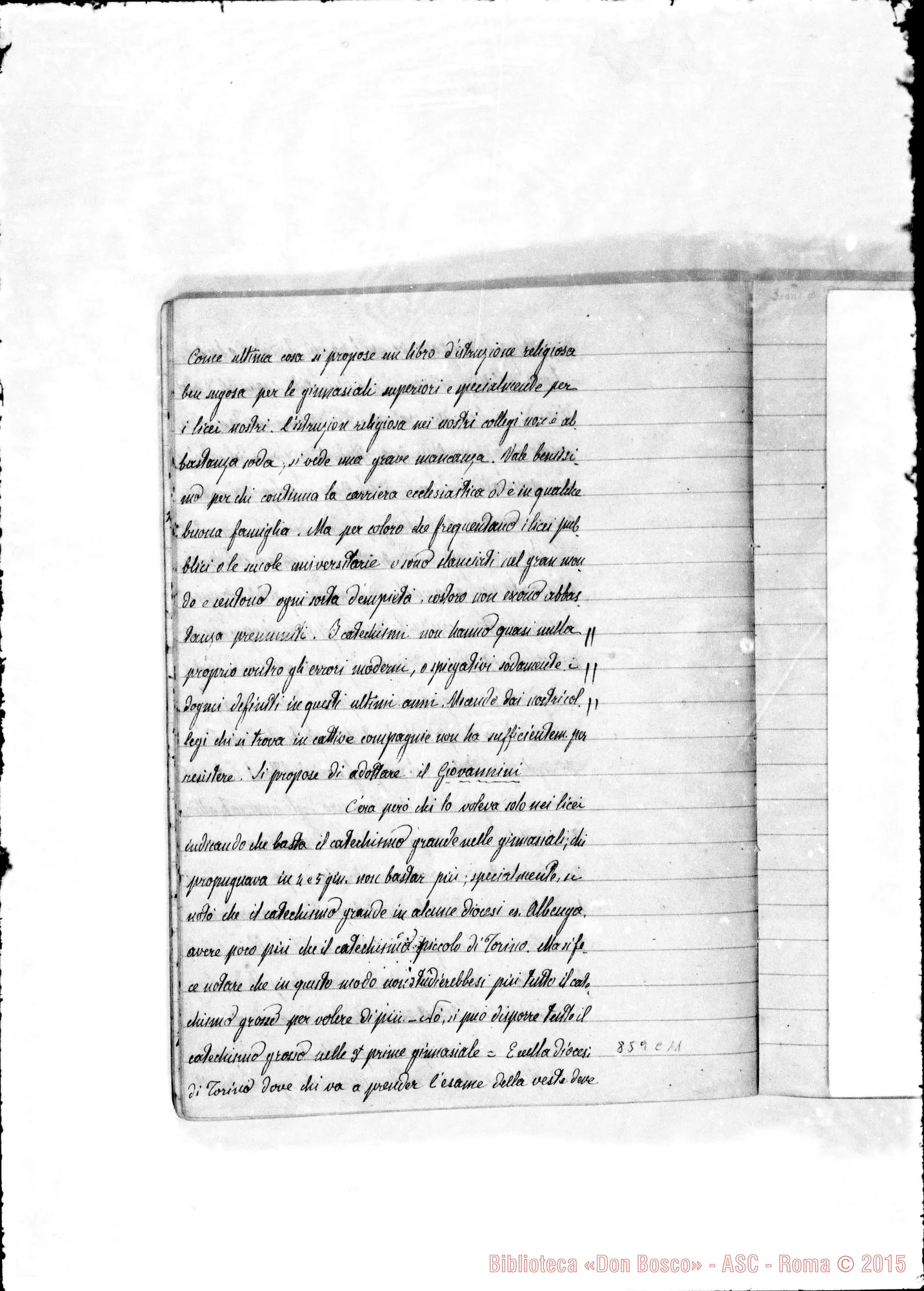 Fotogramma C 11 — Conferenze nell’anno 1876…