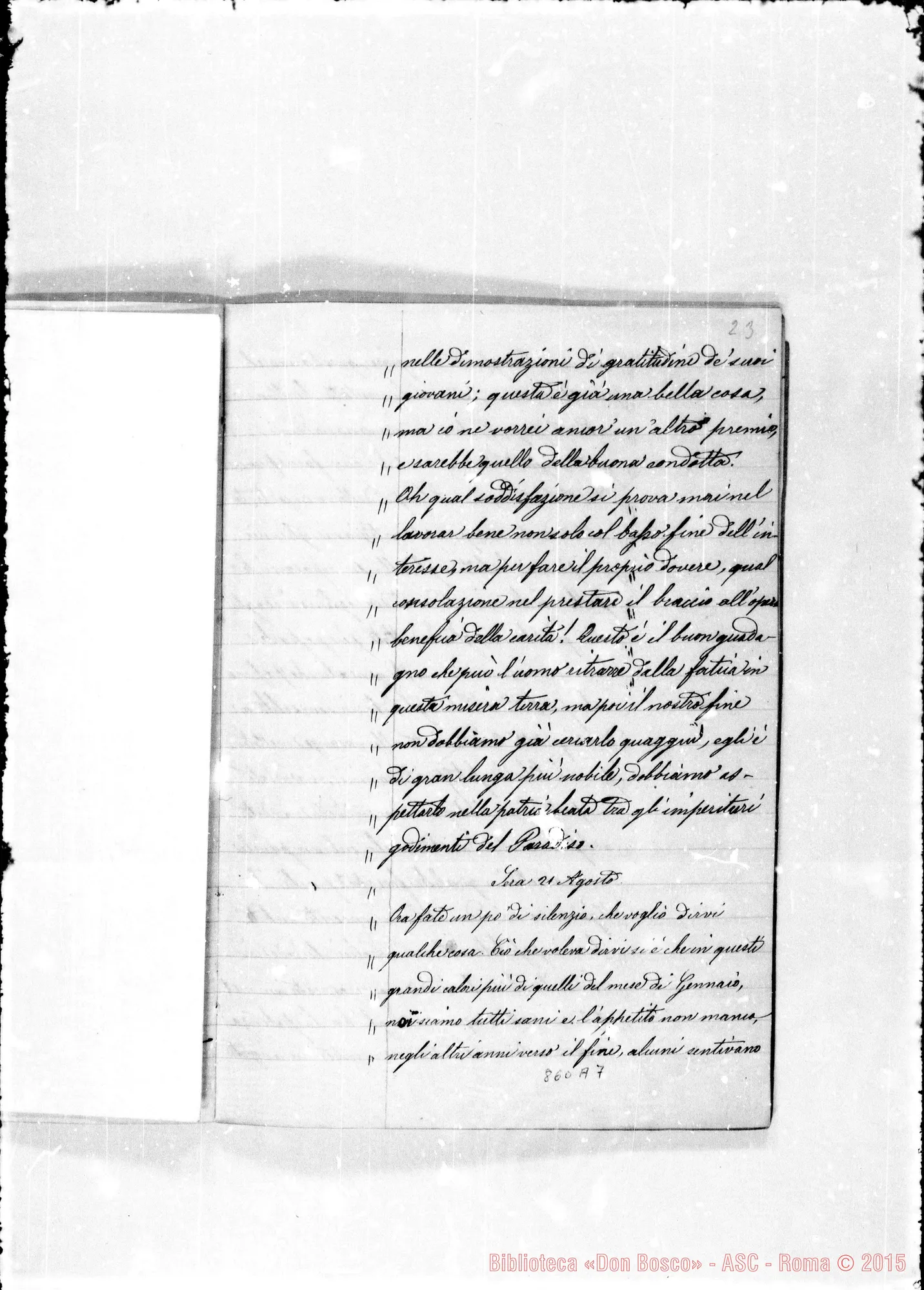 Fotogramma A 7 — Parole ai giovani: aprile-settembre 1877
